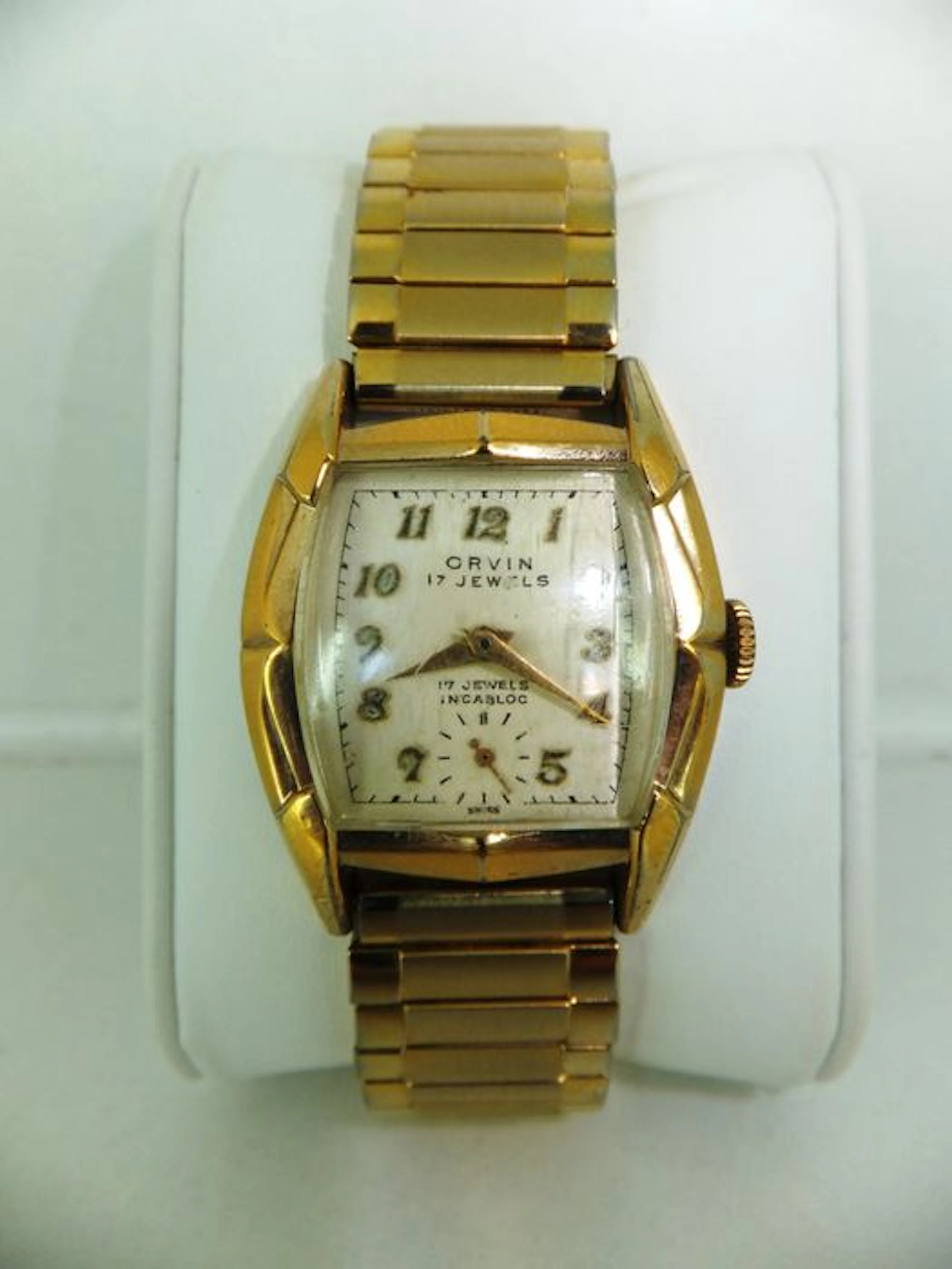ORVIN - 17 Jewels - Men's Wrist Watch - 1940s - Swiss