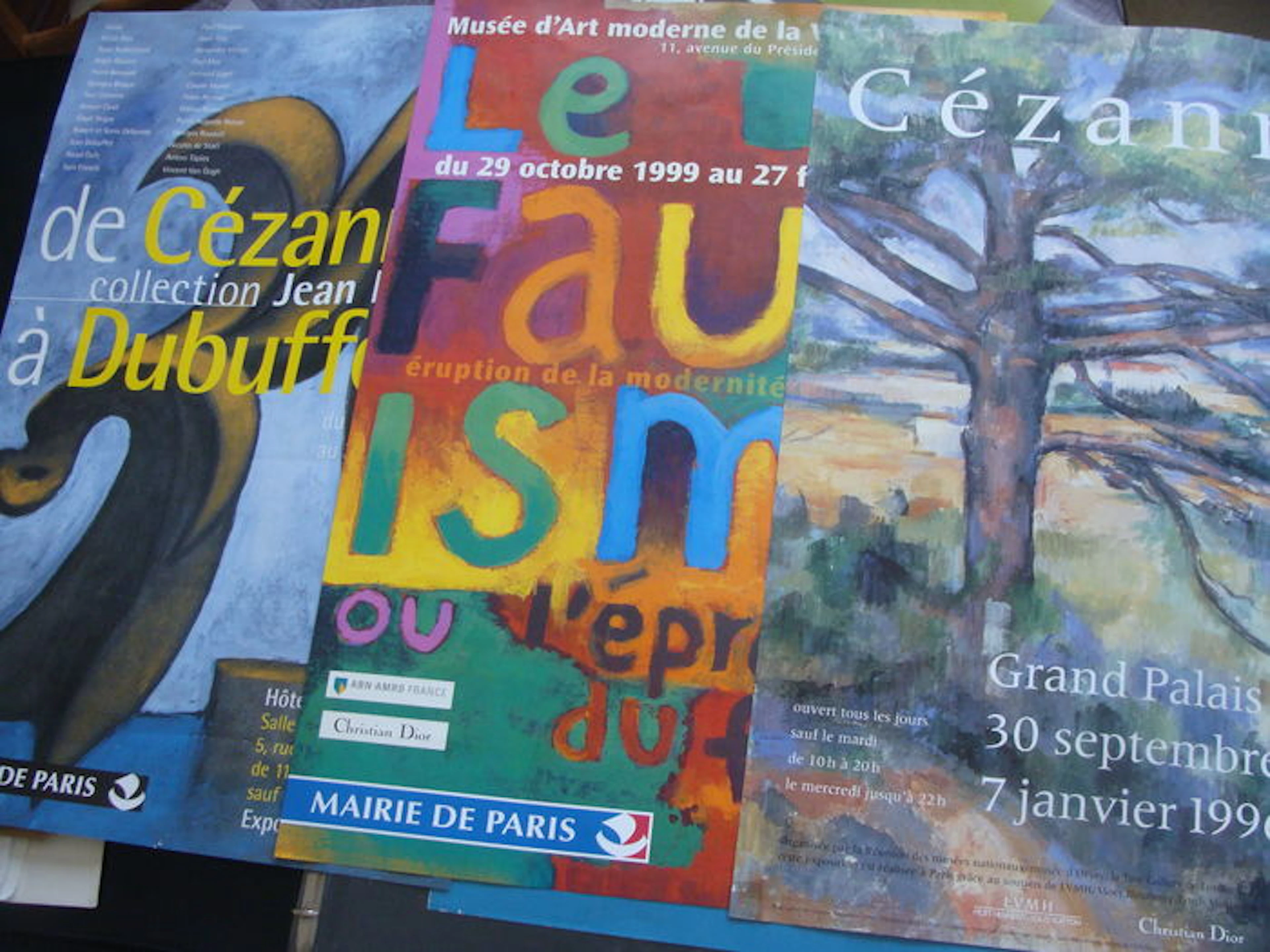 Tentoonstelling: Cézanne- Dubuffet- Le Fauvisme- 1995/2003/2000