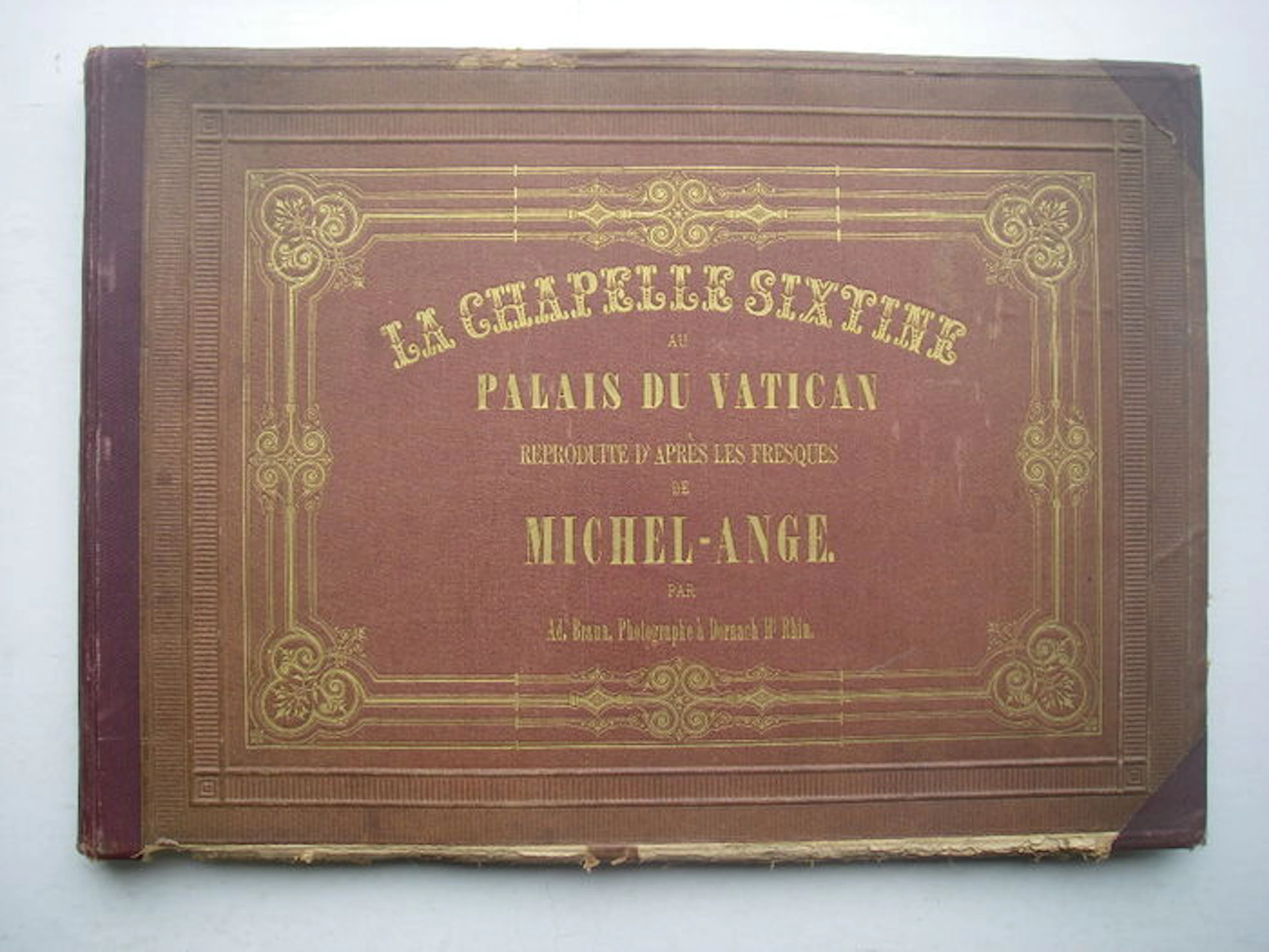 Art & Photography; Adolphe Braun - La Chapelle Sixtine - ca. 1869