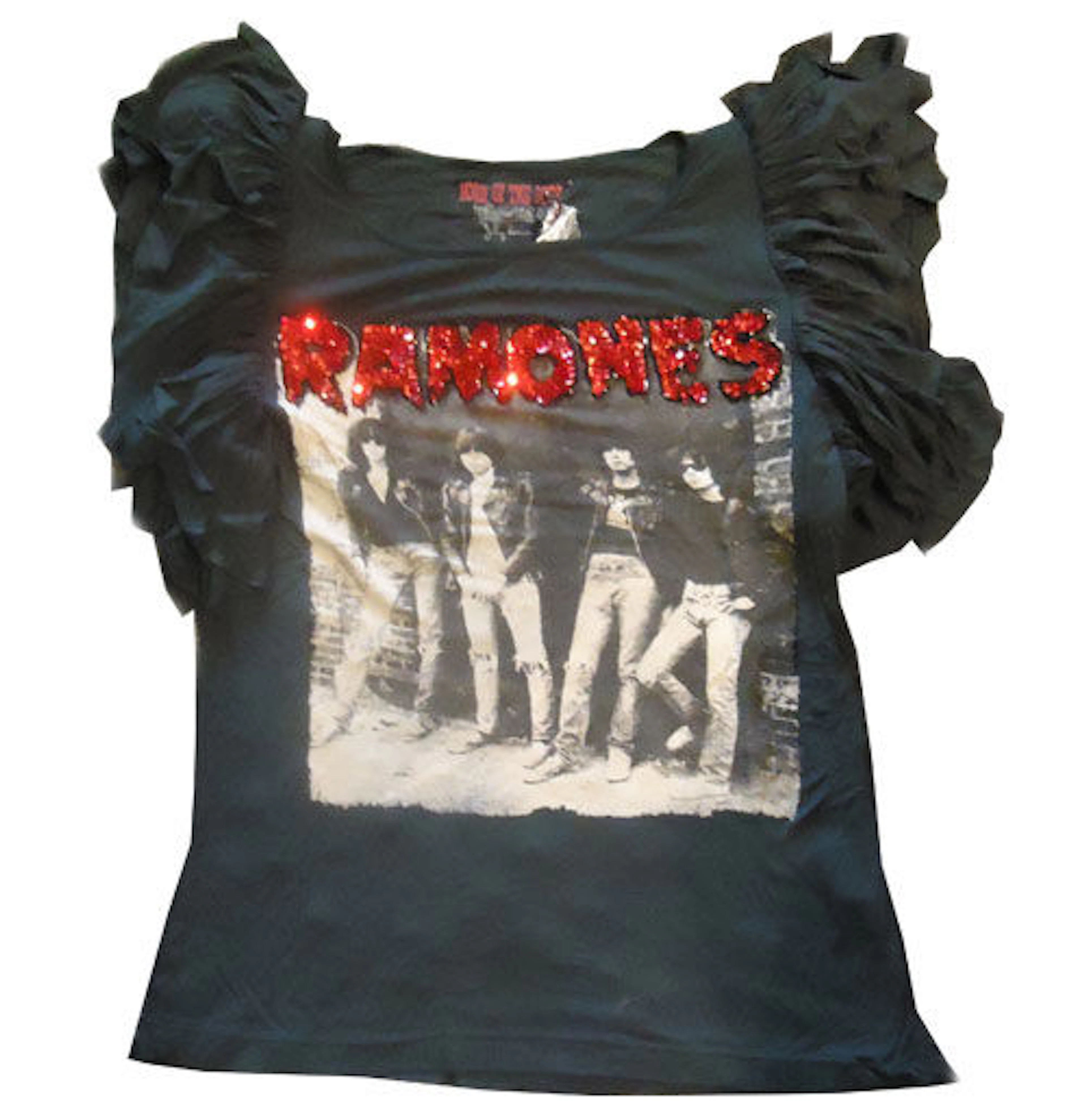House of the Gods - The Ramones Washed Top - Washed Black