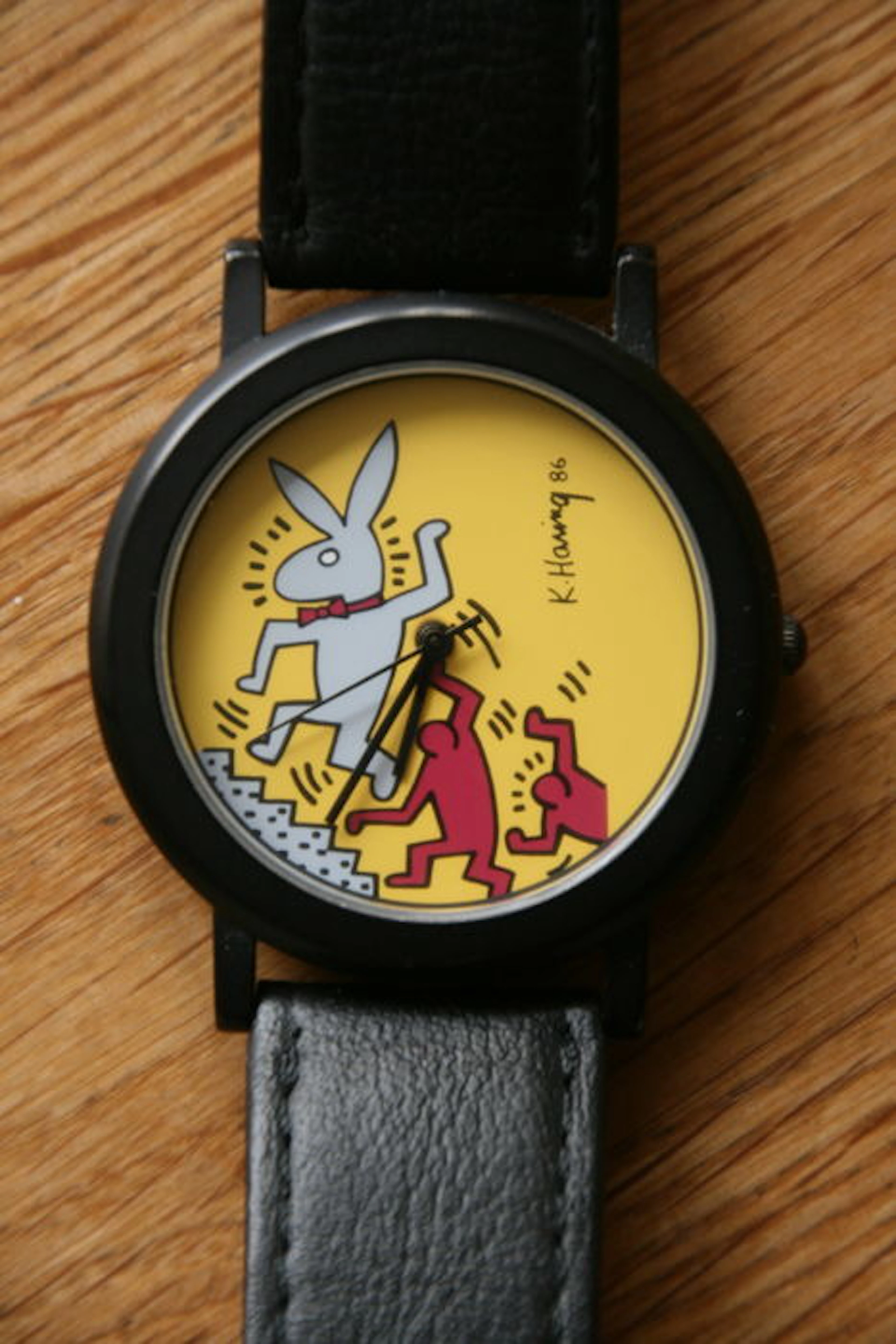 Keith Haring 'Bunny on the move' 1991- Playboy edition - men's wristwatch