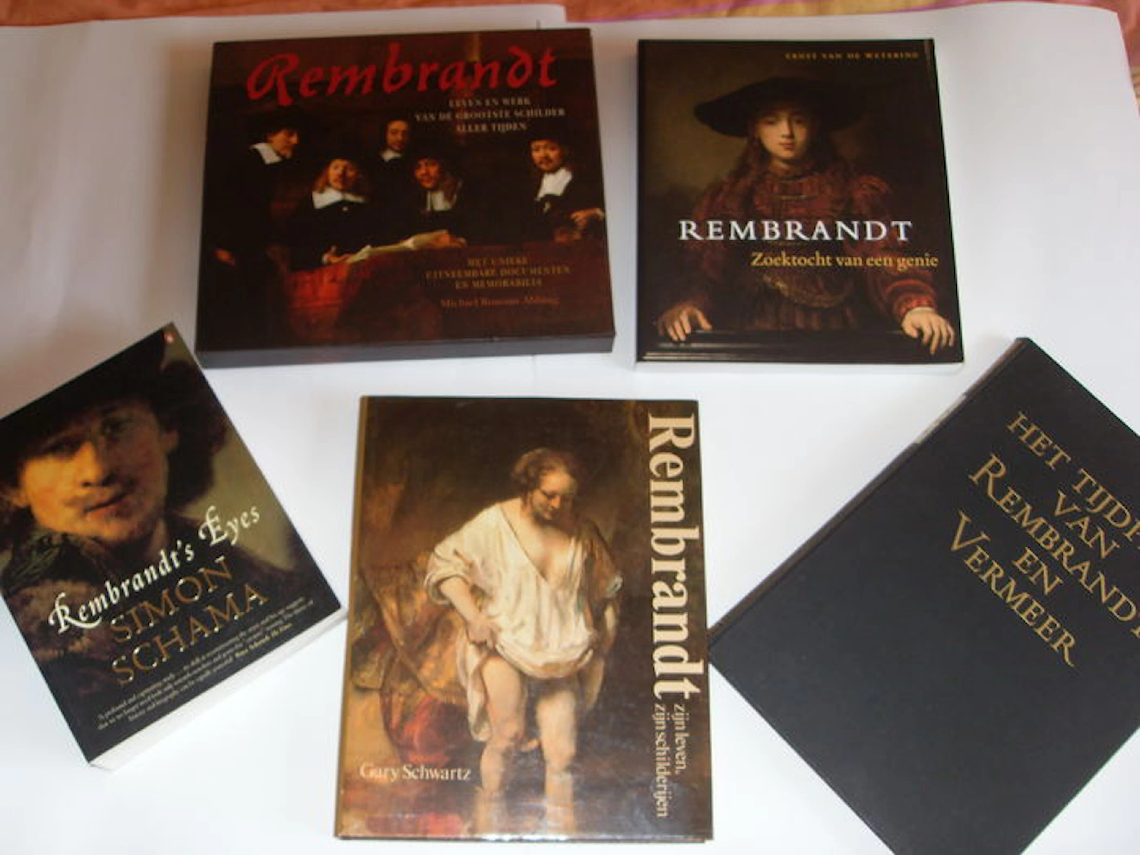 Rembrandt; Lot met 5 monumentale boeken over Rembrandt - 1952/2006