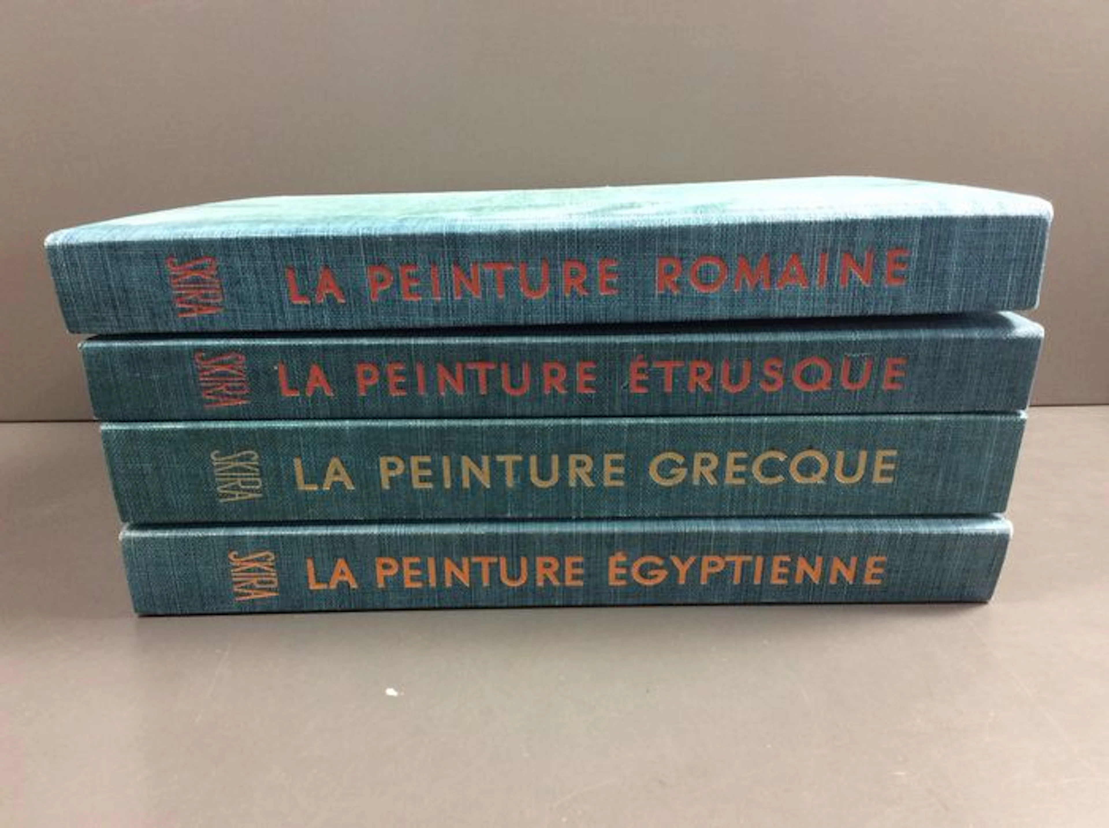 Kunst; Lot met 4 titels uit de reeks " Les Grands Siècles de la Peinture" - 1954