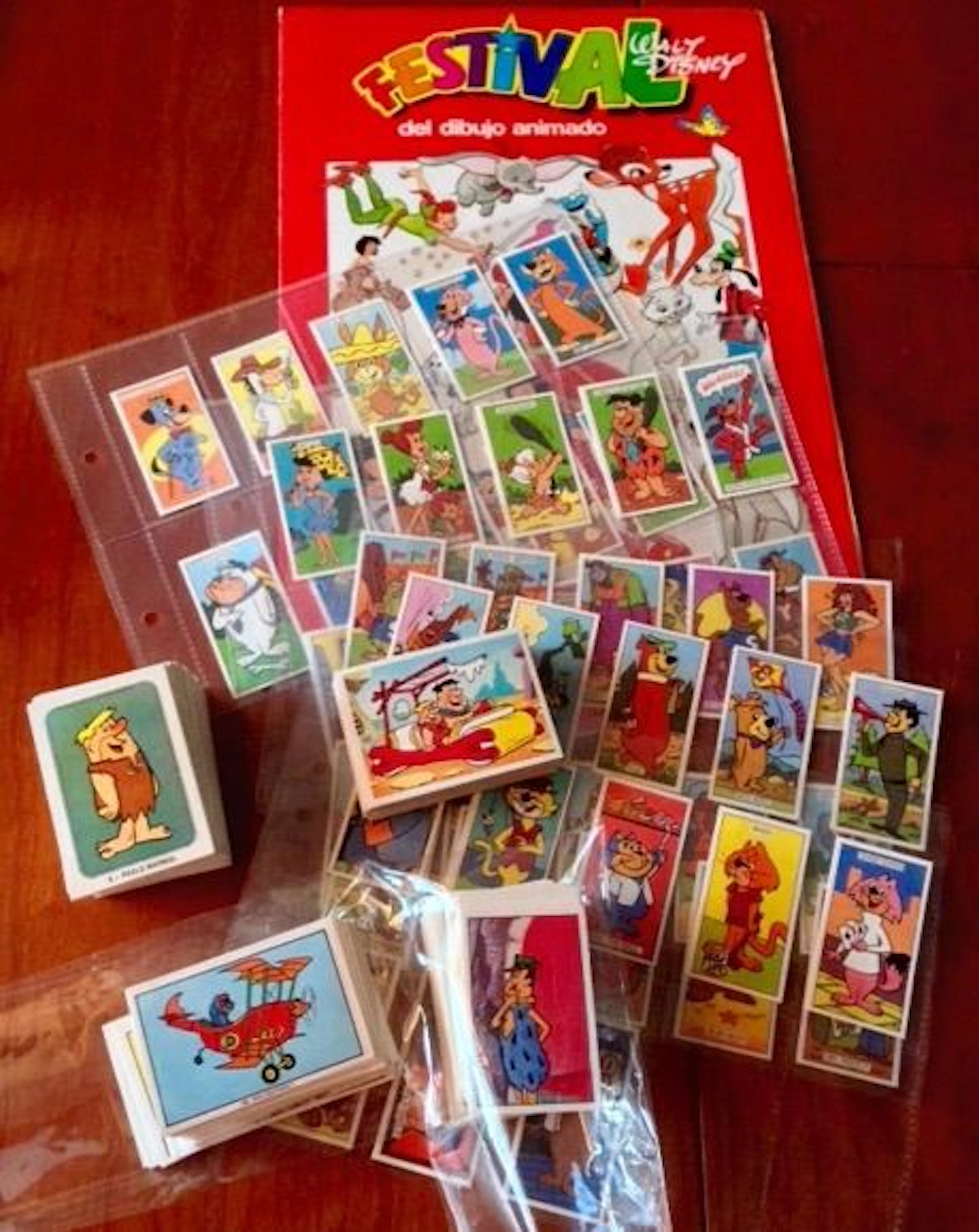 Hanna-Barbera Trading Cards (350+) + Spanish Album Festival del dibujo animado on Walt Disney