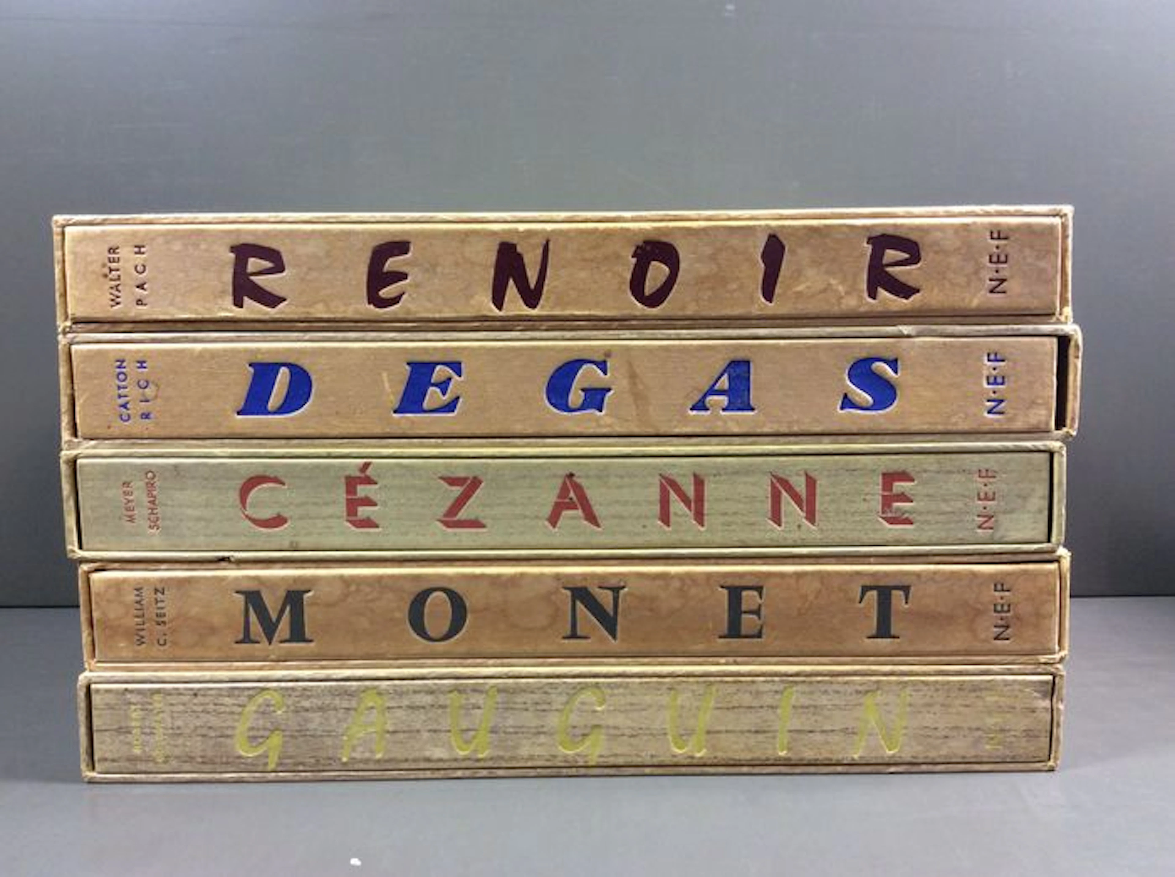 Kunst; Lot met 5 uitgaves door N.E.F. - 1959/1960