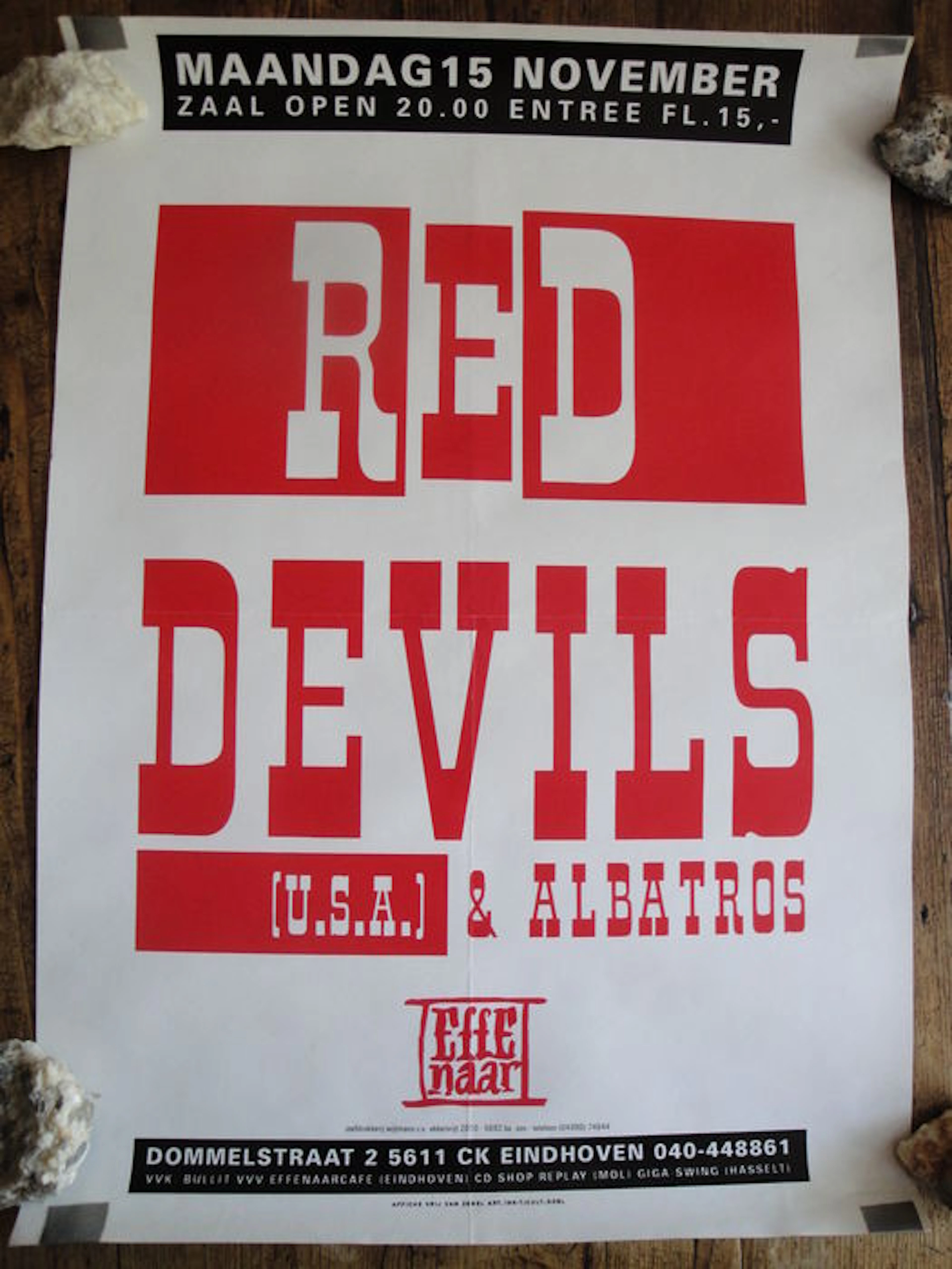 Concert posters Effenaar (1990-1993)