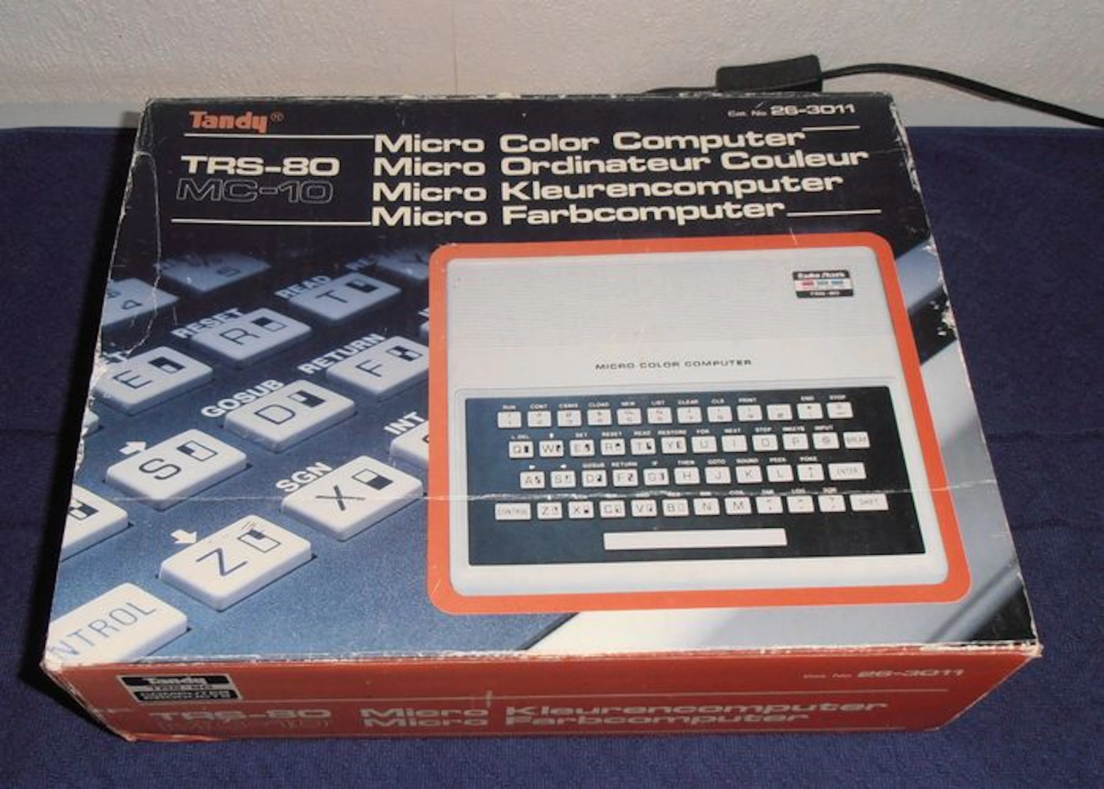 Tandy Radio Shack Micro Color Computer TRS-80 MC-10 (1983) boxed