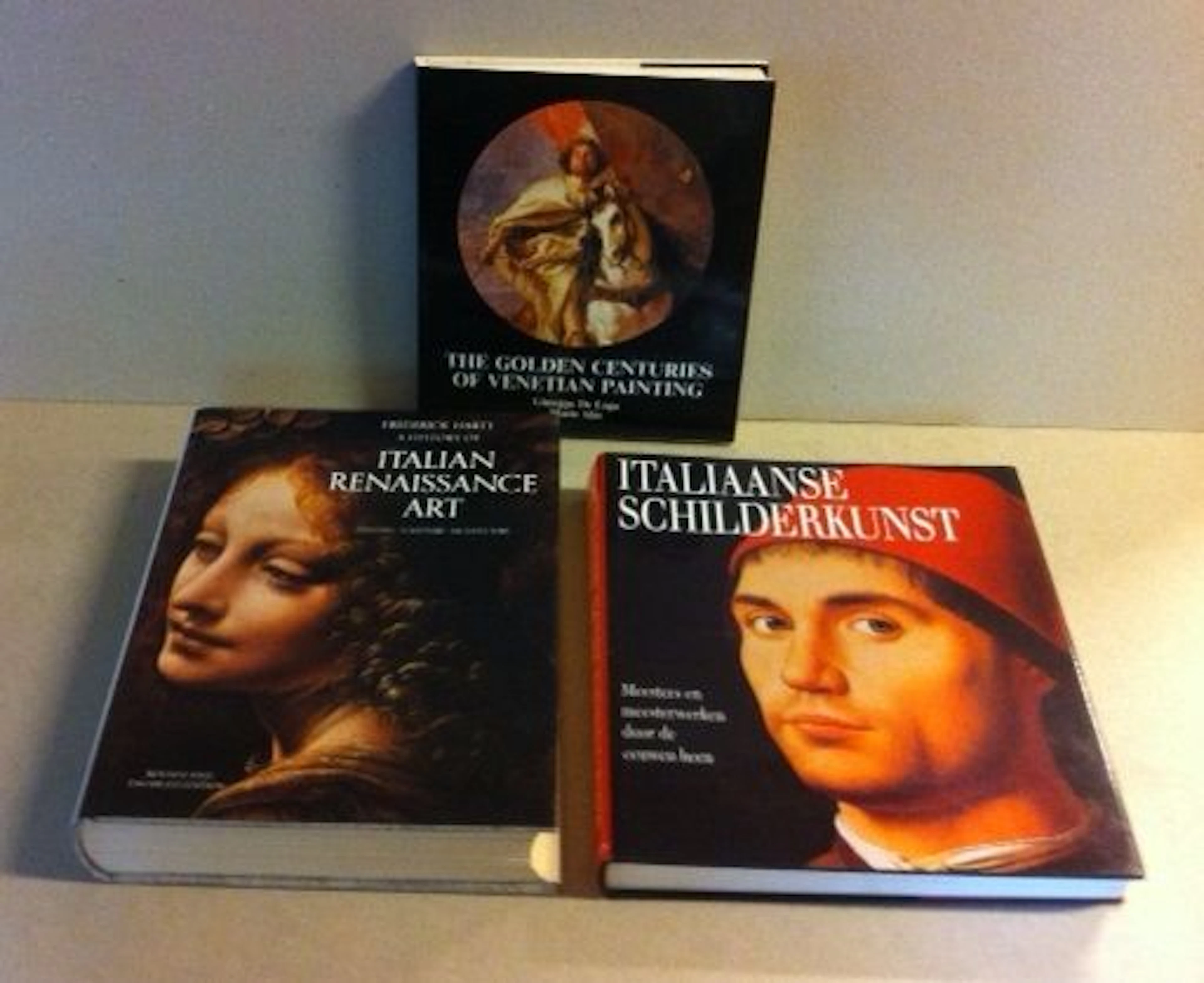 Kunst; Lot met 3 uitgaven m.b.t. Italiaanse kunst - 1981/1998