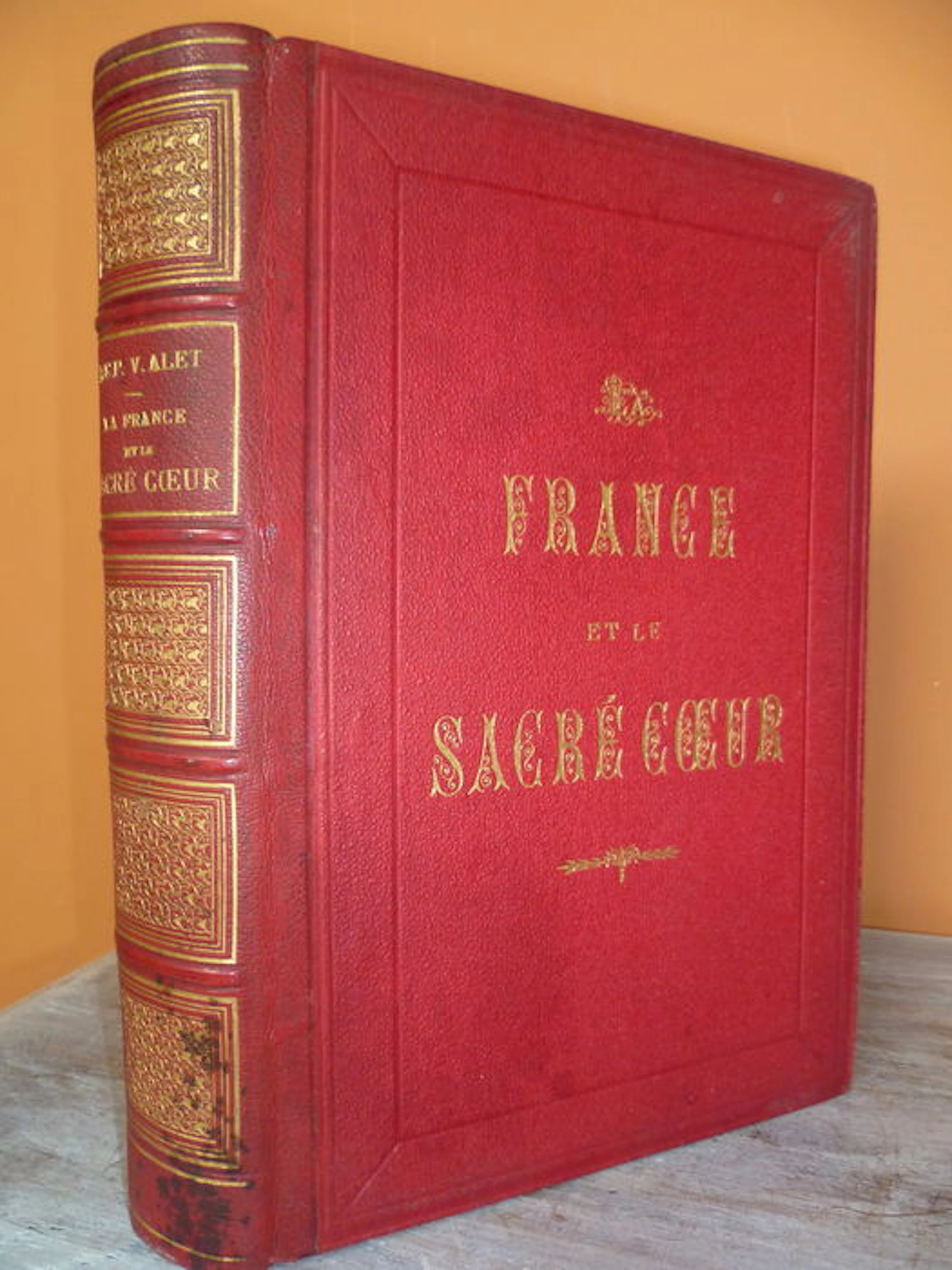 Religie; Alet - La France et le sacré coeur - 1889
