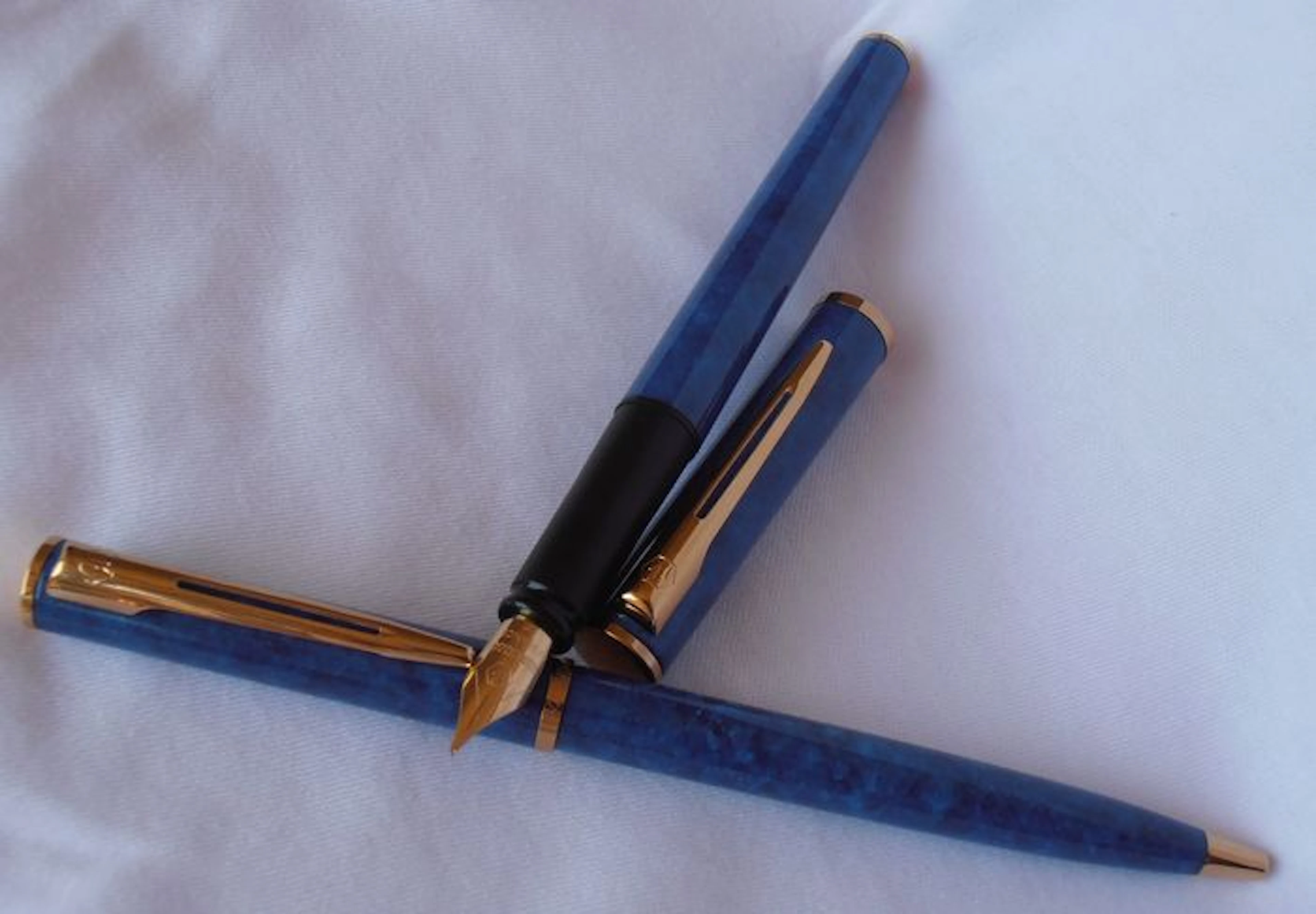 Vulpen + Balpen Waterman Apostrophe Marble Blue