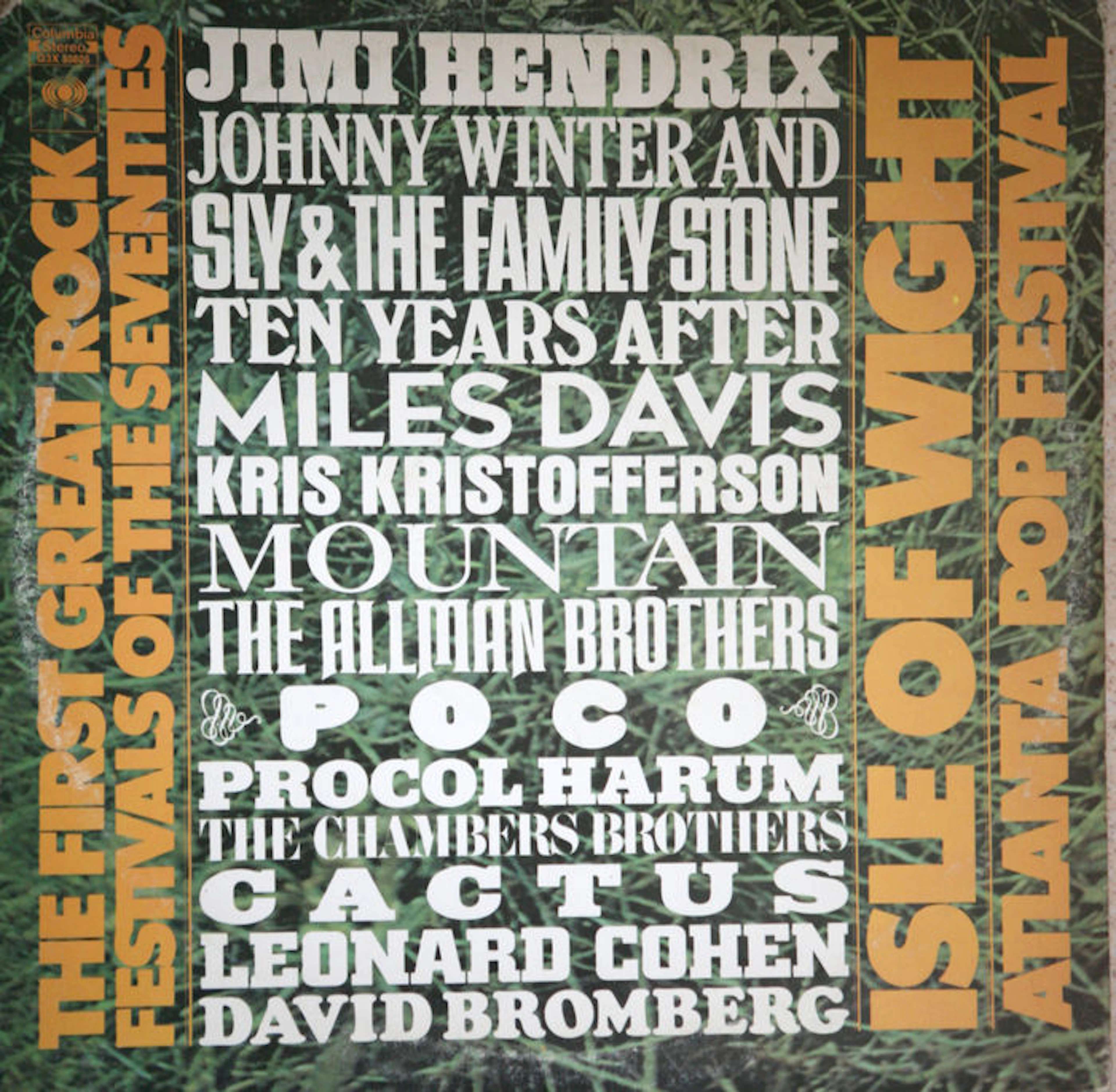 Nice lot 3 LP Festival The Isle of Wight 1971