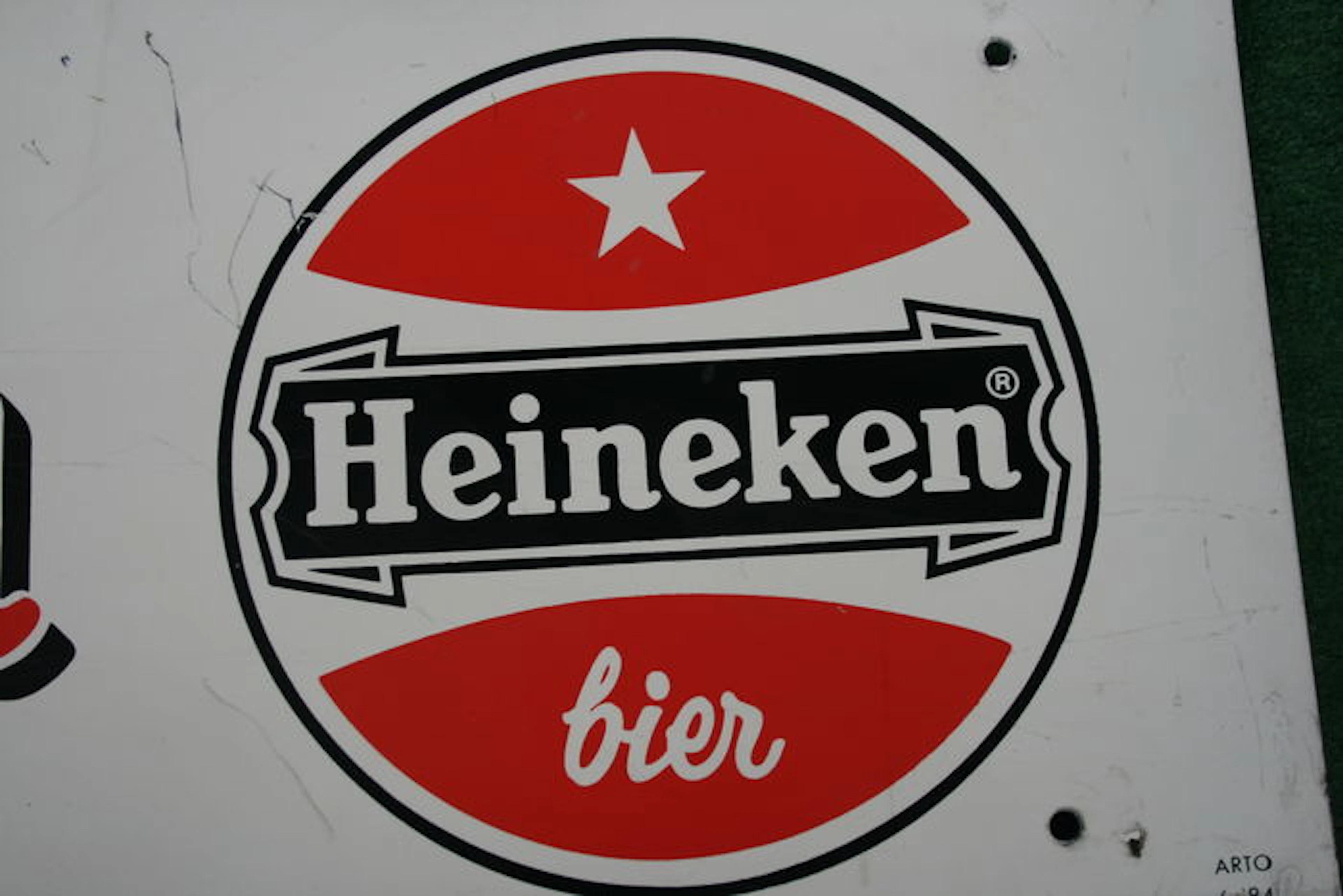 Reclamebord Heineken- 1984