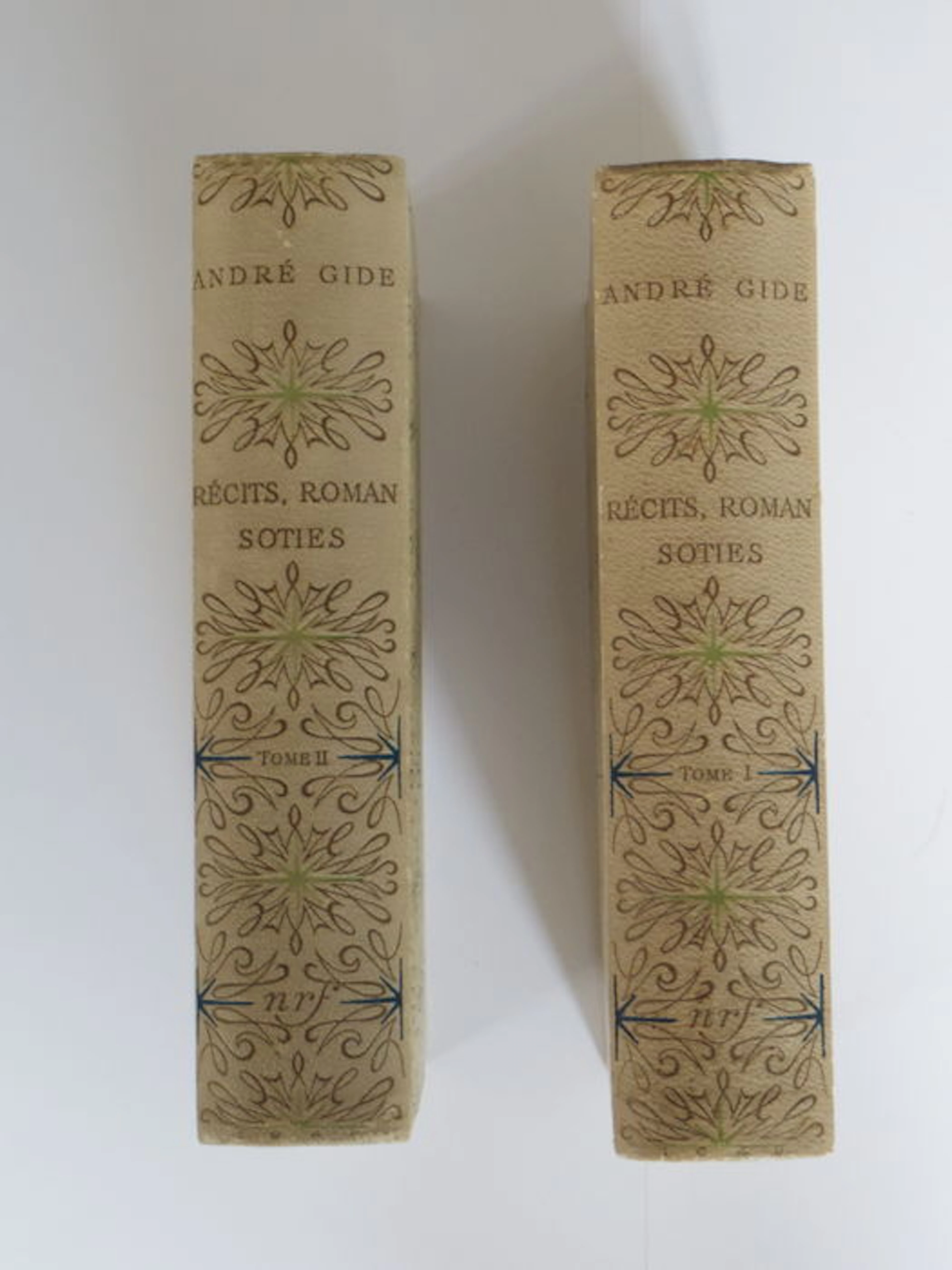 Literatuur; André Gide - Récits, Roman, Sorties - 2 delen - 1948