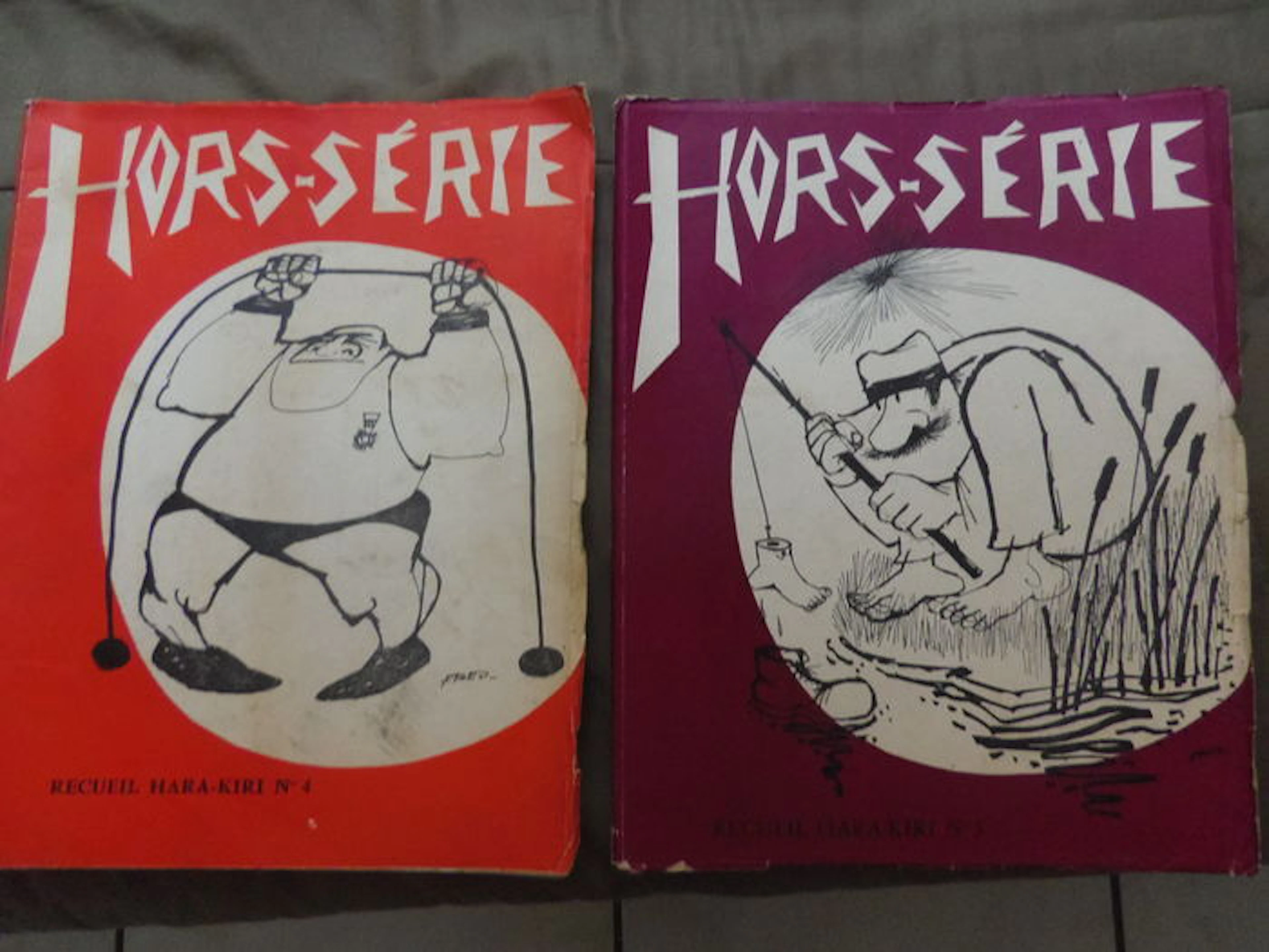 Kavel strip tijdschrift; Hara Kiri en Charlie - 1961 - 1977