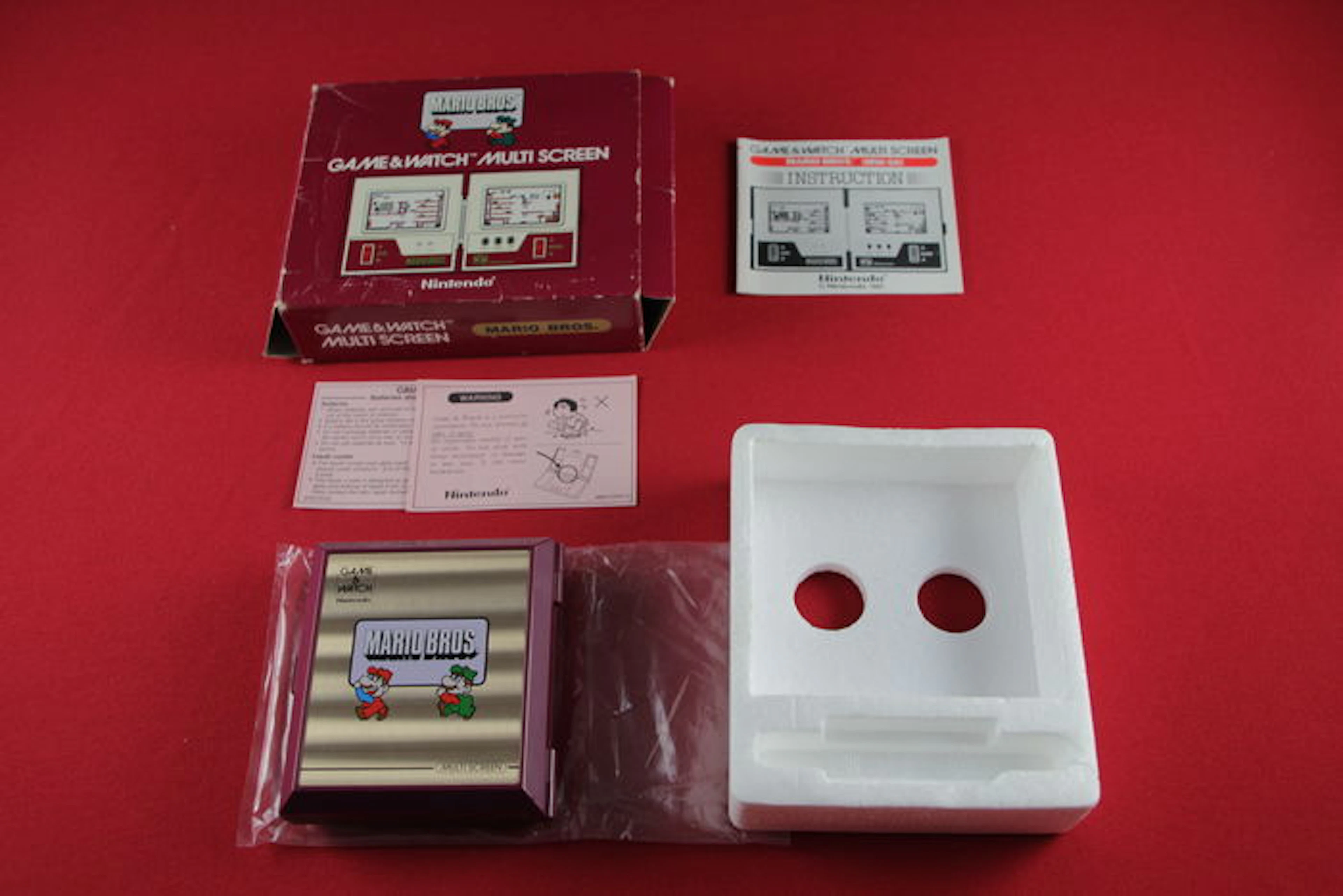 Nintendo Game & Watch - Mario Bros. (Multi Screen) in doos