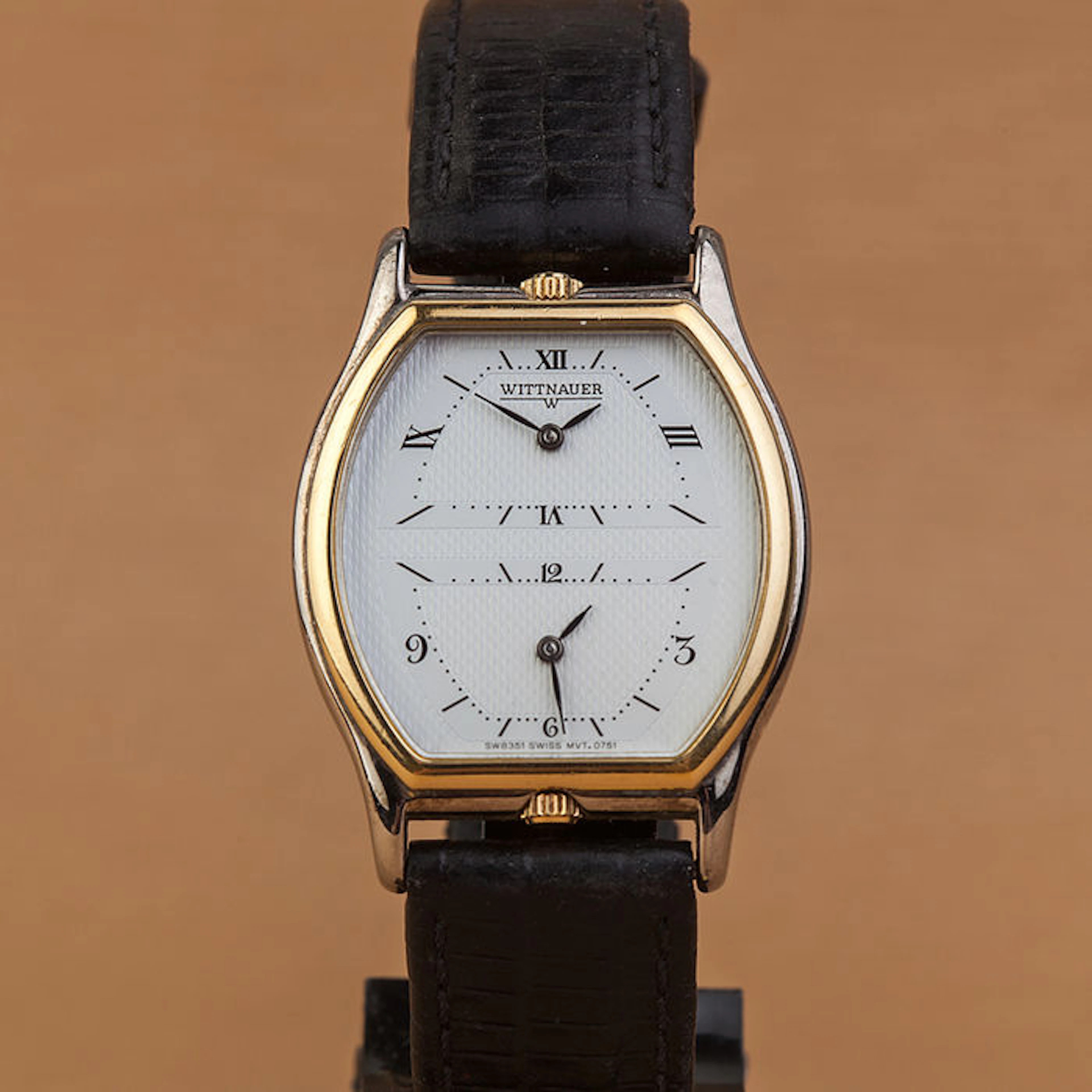 WITTNAUER DUALTIME – MEN'S WRISTWATCH - UNUSUAL AND RARE MODEL