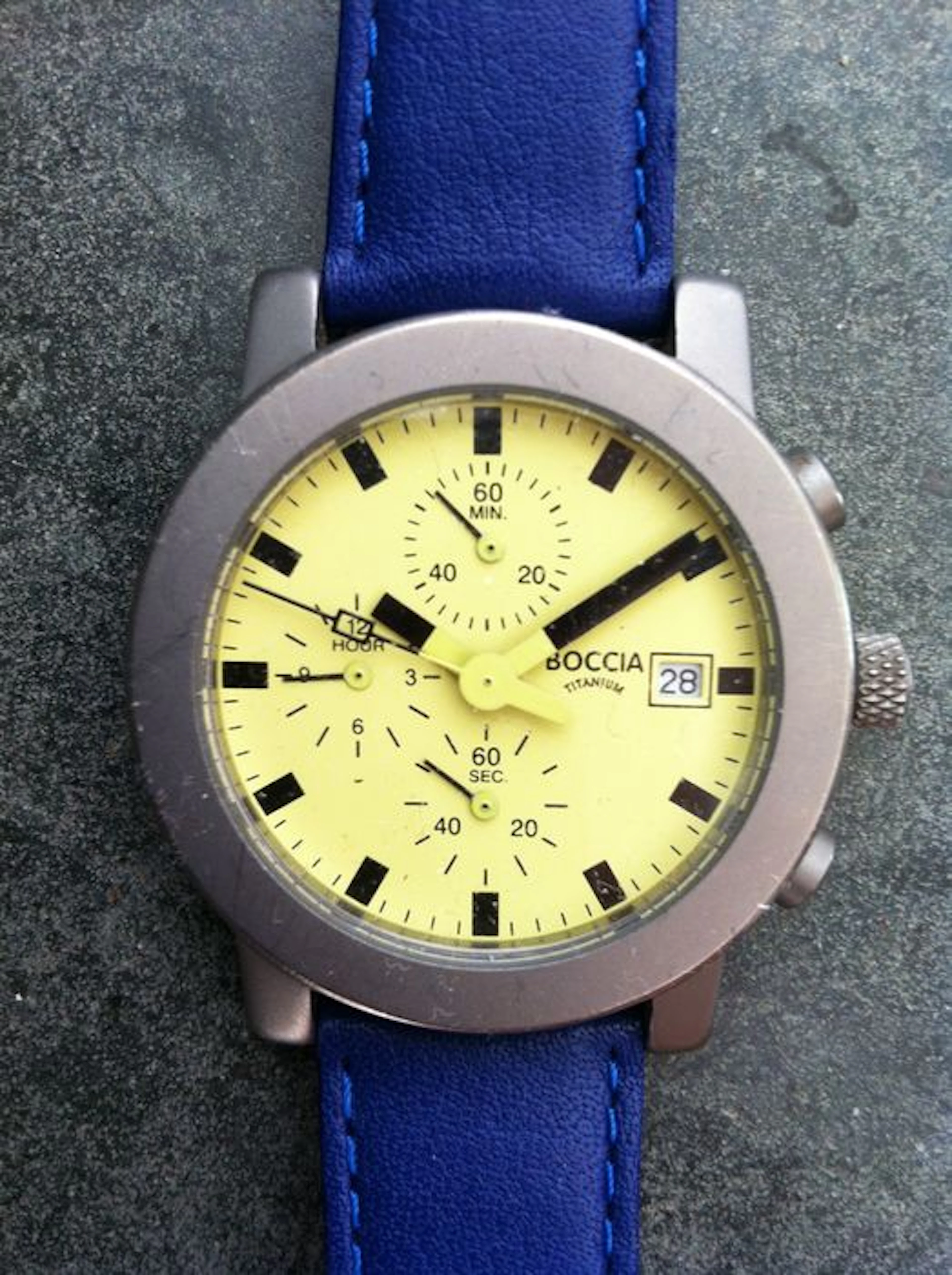 Boccia Titanium -- Men's wrist watch -- 2002-2003