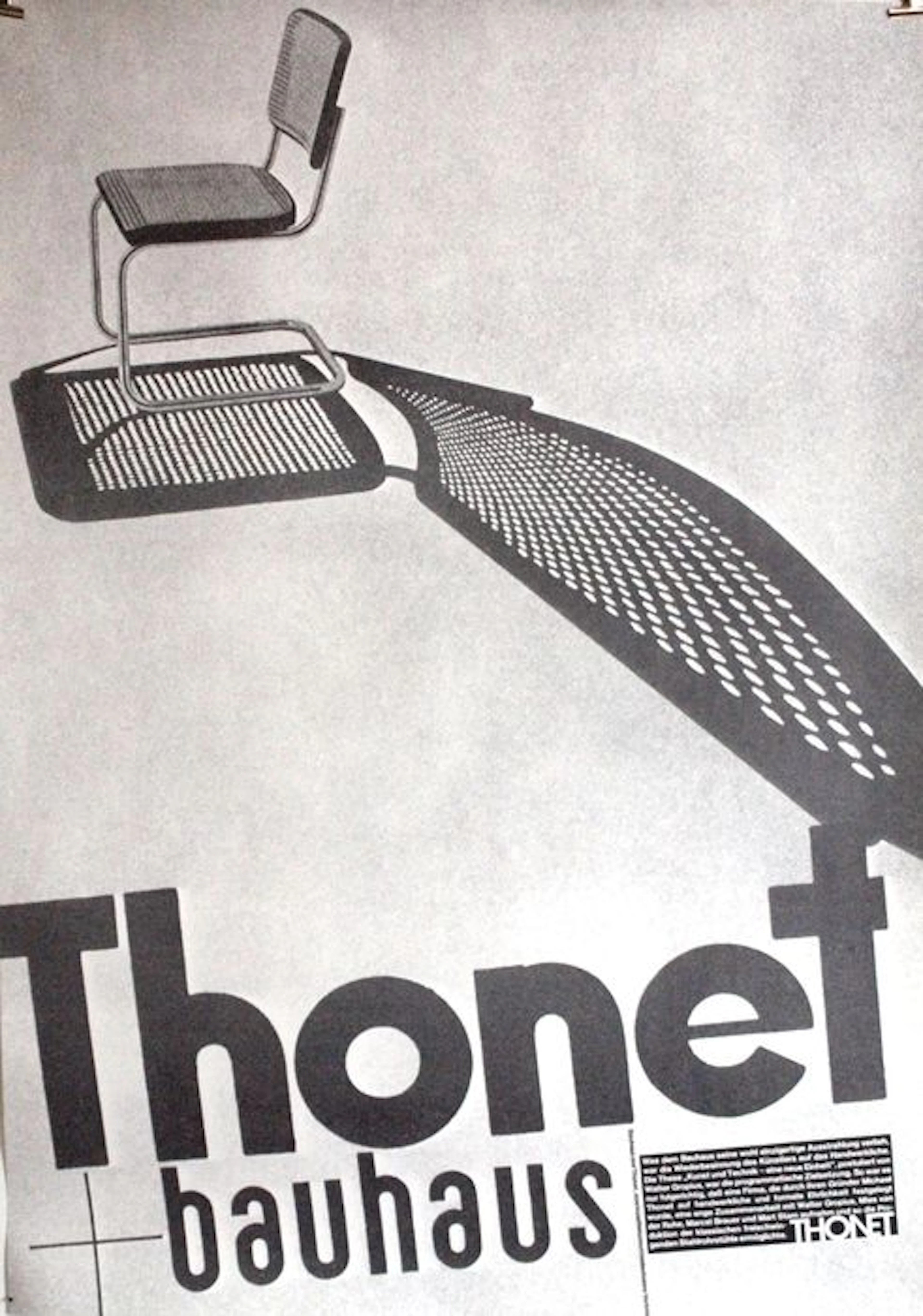 Thonet + Bauhaus affiche- ca 1987