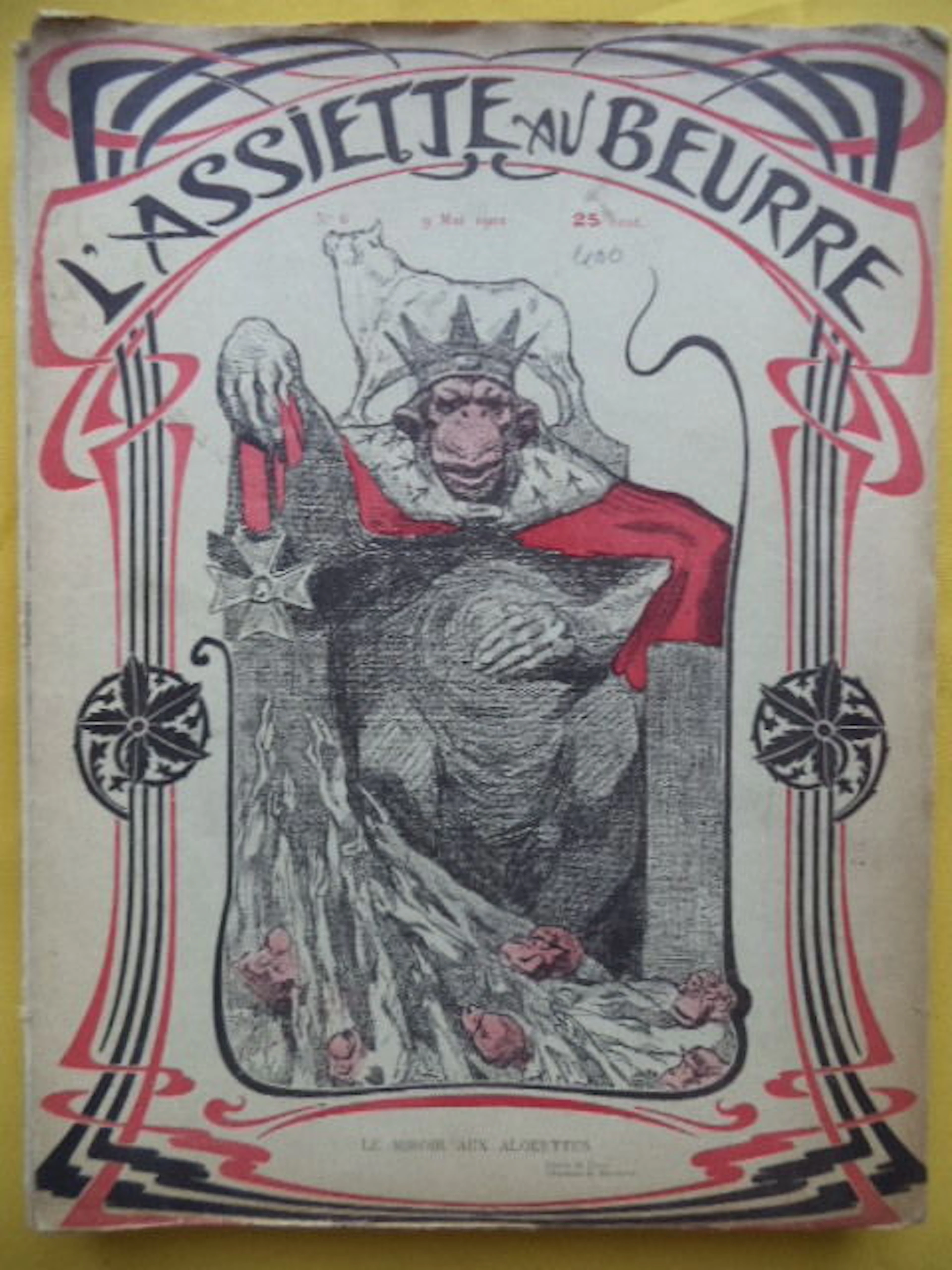 Satire; Kavel met 24 nummers van L'Assiette au Beurre - 1901/1903