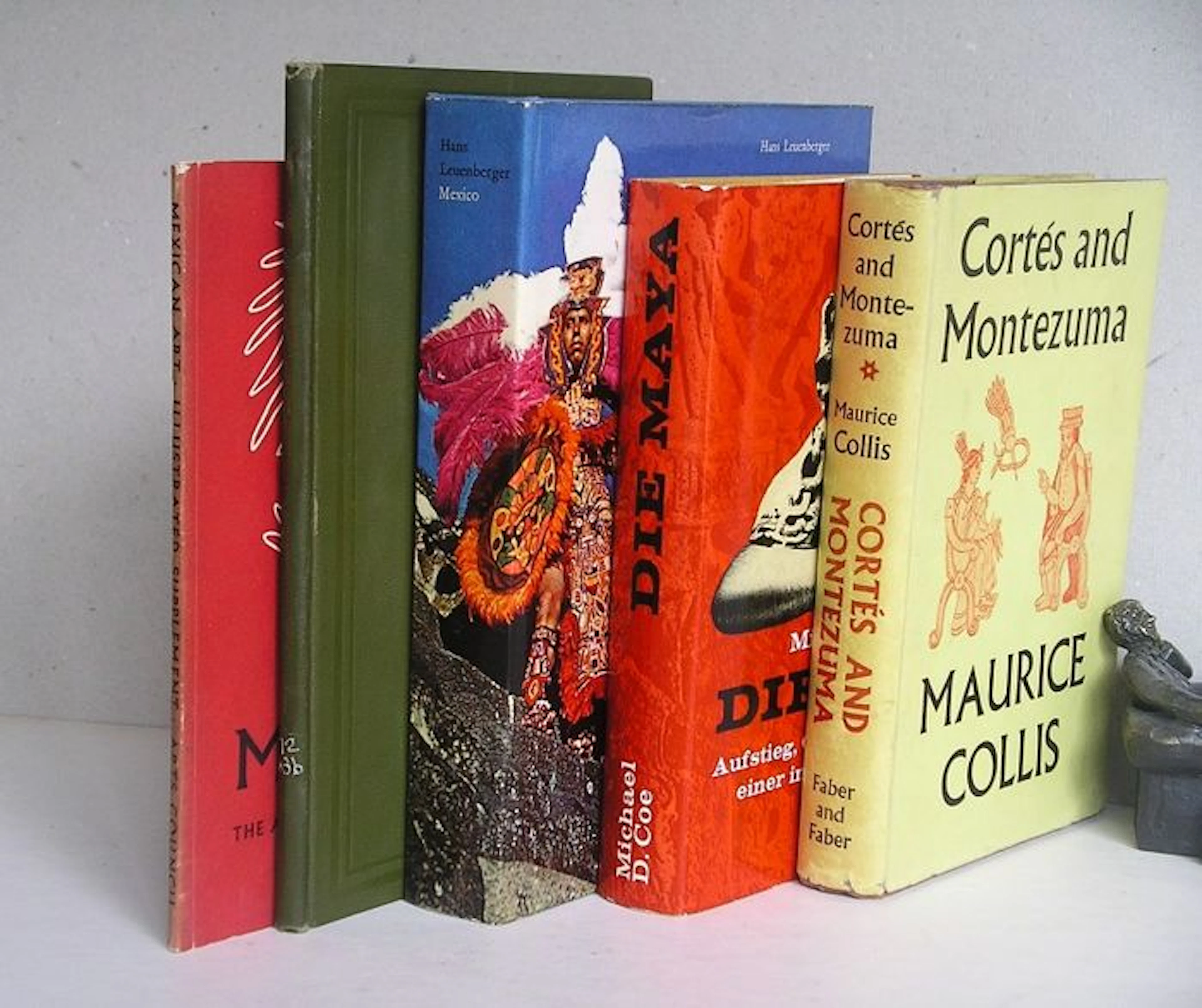 Mexico; Lot met 5 uitgaven over Mexicaanse Indianen, archeologie en Pre-Columbiaanse & moderne kunst - 1921/1968
