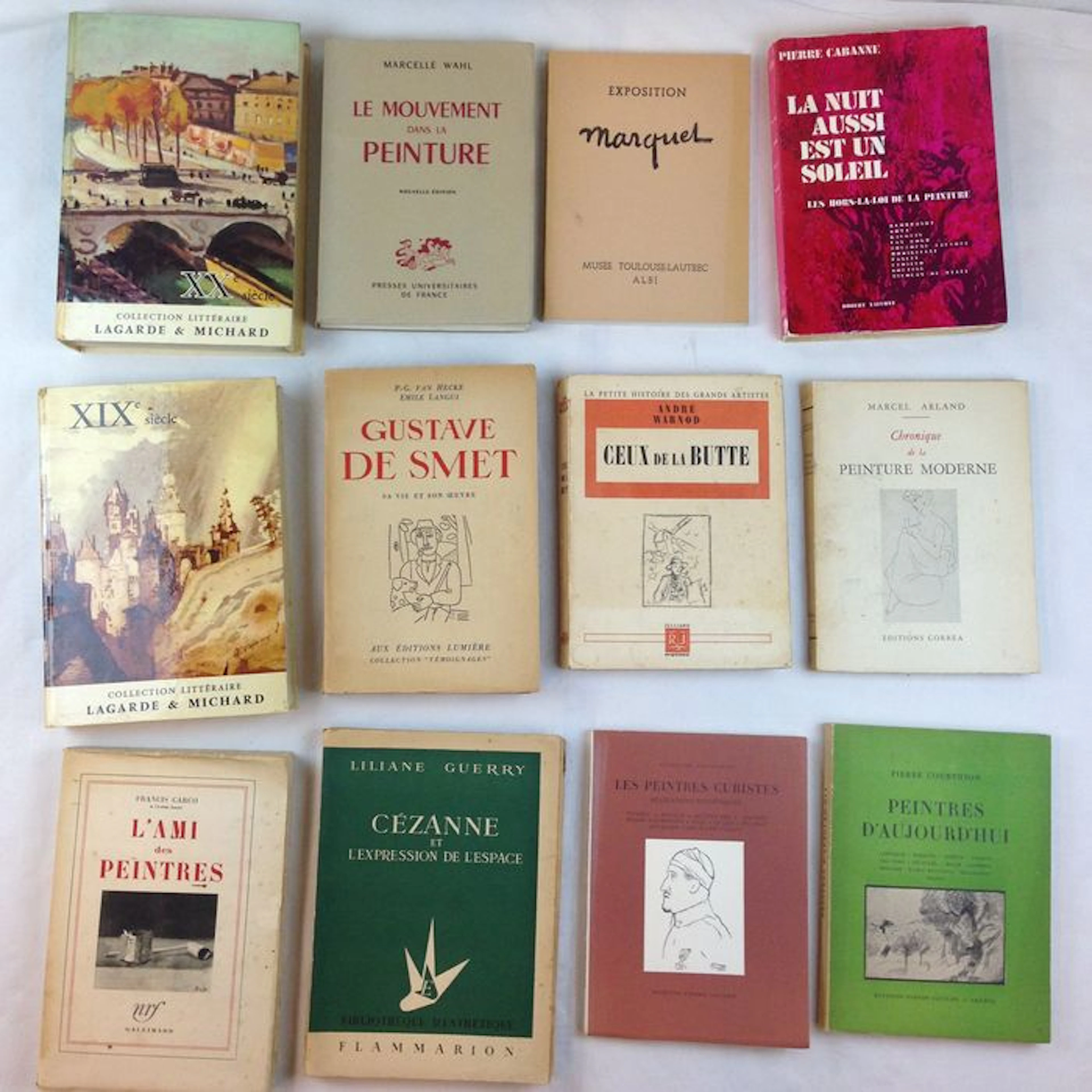Kunst; Lot met 12 boeken over kunst - 1945/1969
