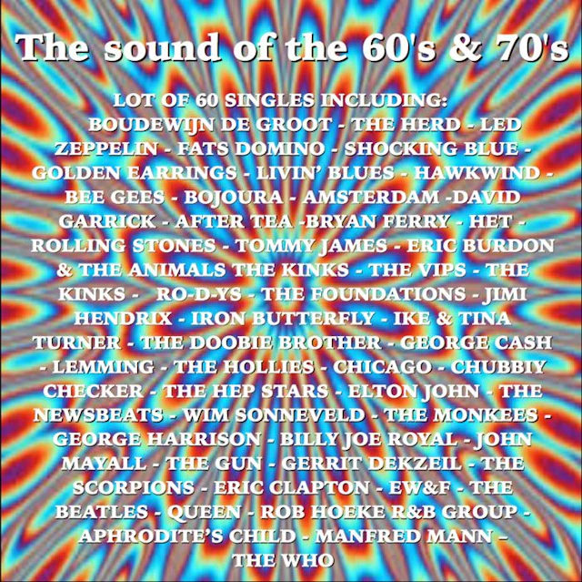 The Sound Of The 60's & 70's - Lot Of 60 Singles