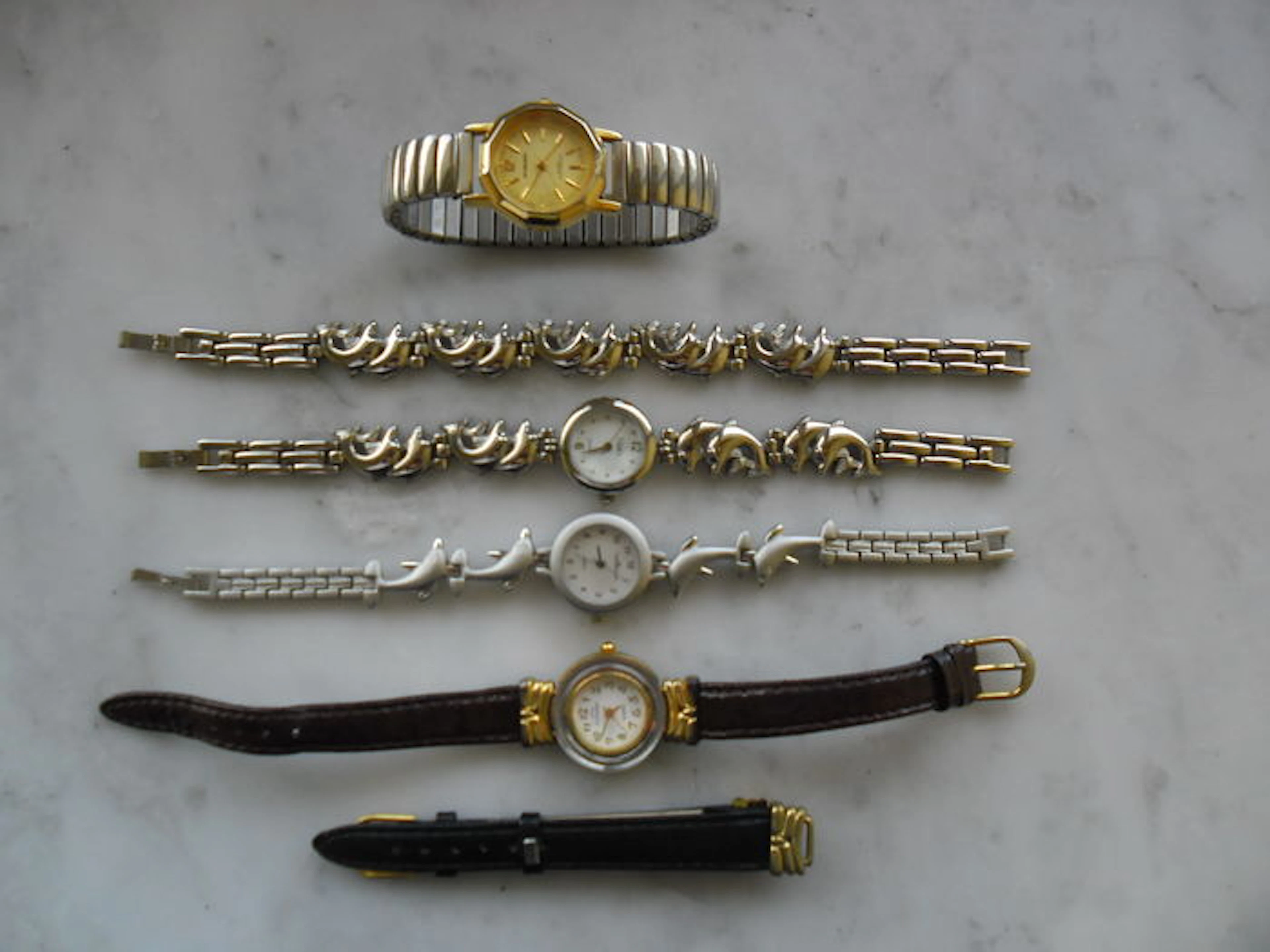 Lot of 4 ladies wristwatches - 1950 - 2000