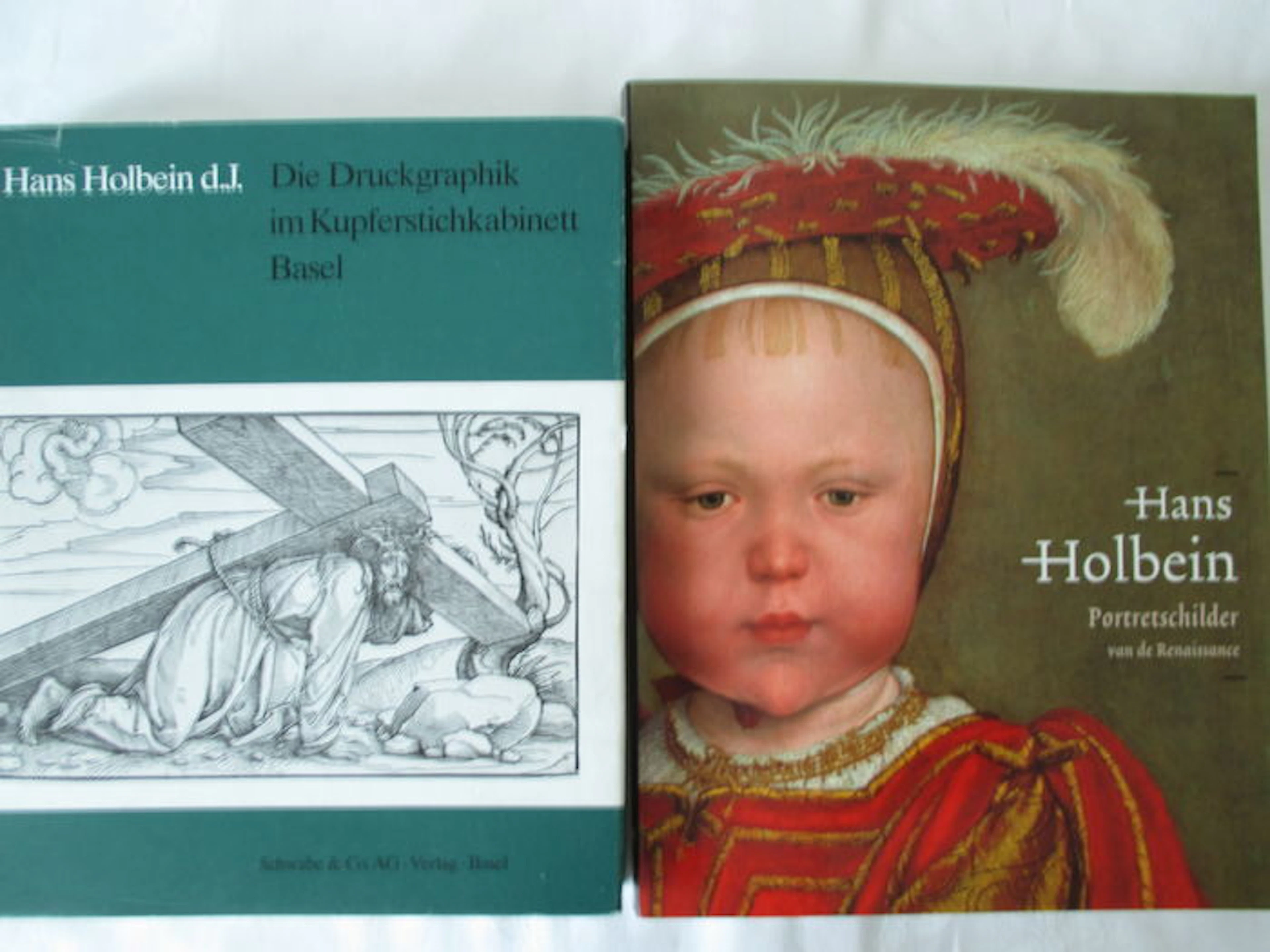Kunst; Lot met 2 boeken over Hans Holbein de Jonge - 1997/2003