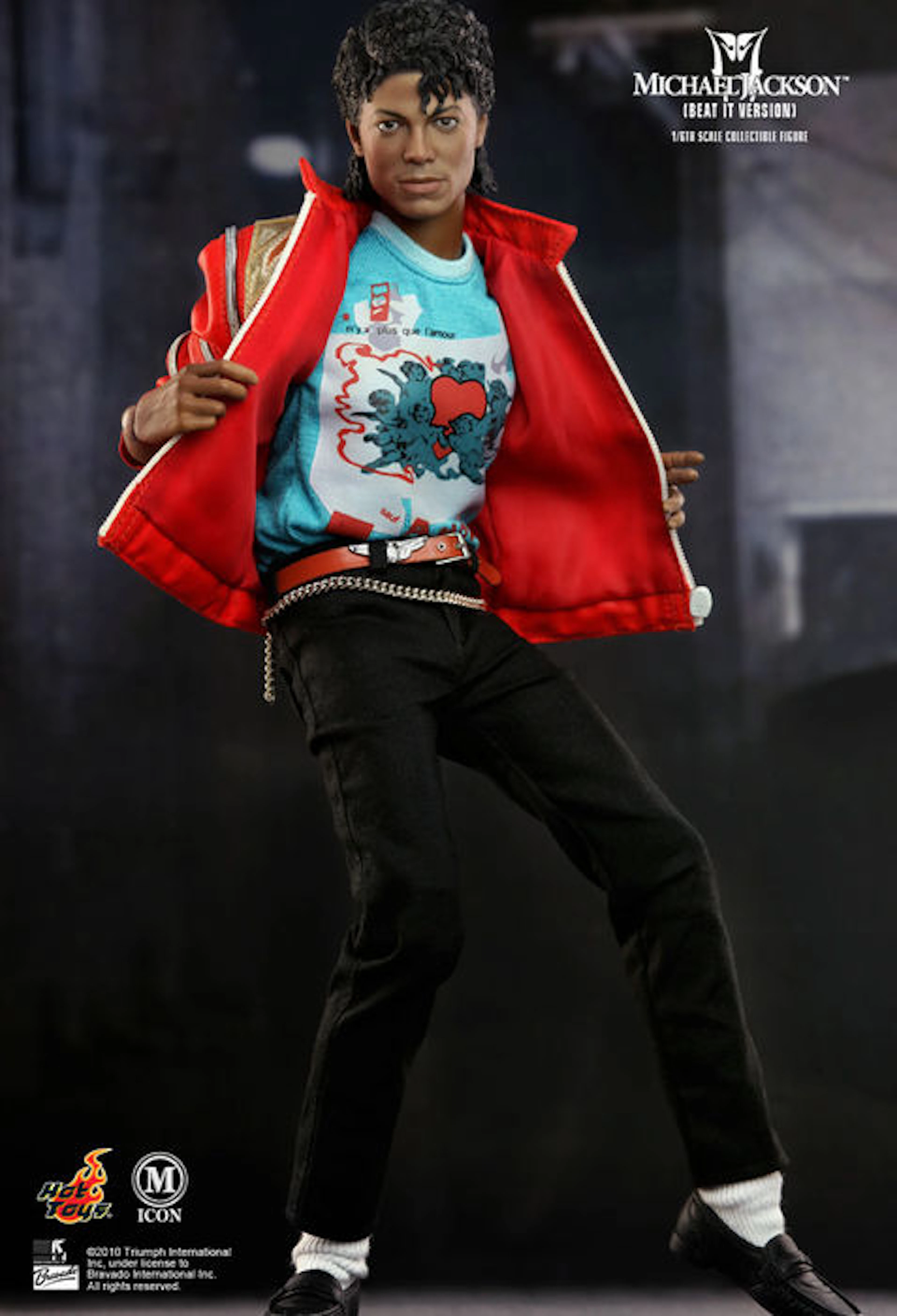 Michael Jackson Beat It - Hot Toys 1:6 figure - Hot Toys Exclusive - 2010