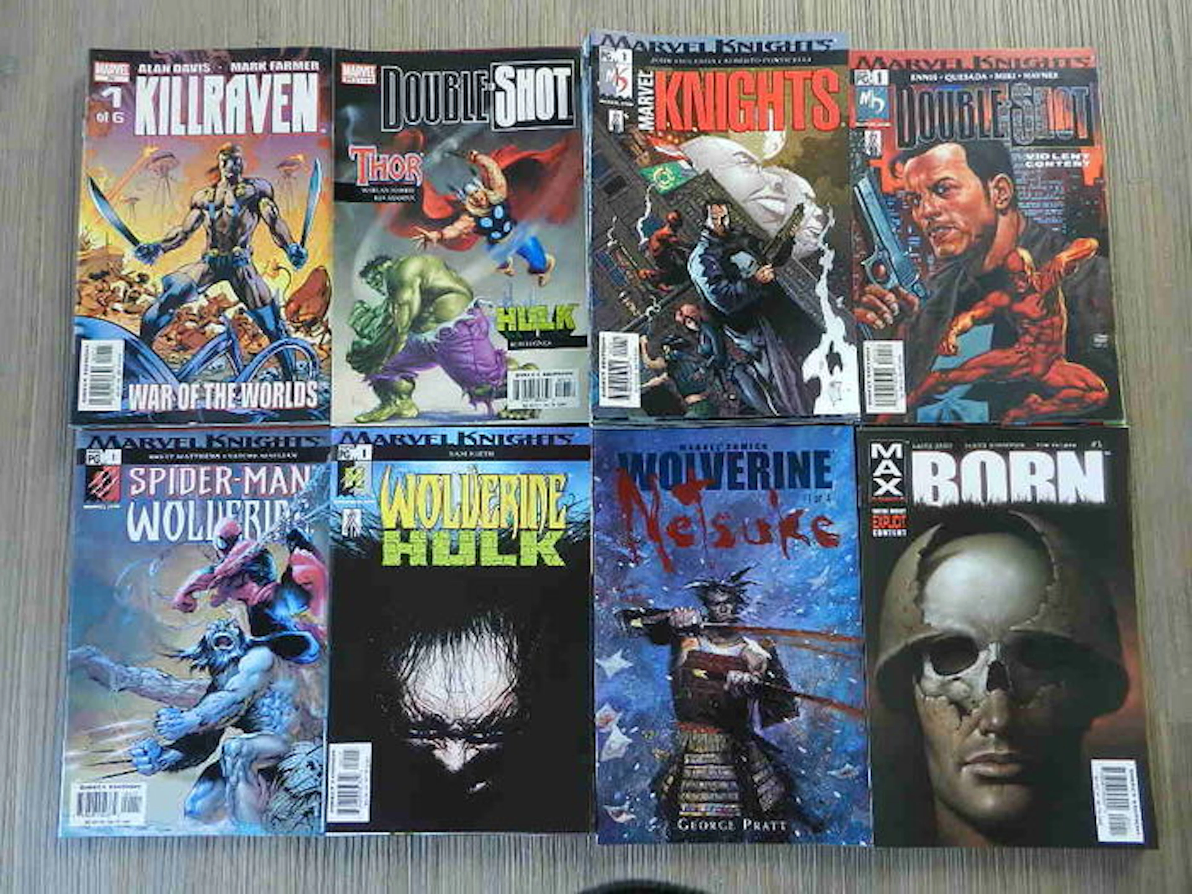 10 complete Marvel Comics limited series (except Marvel Knights Vol.1) & 4 specials - 54 comics - sc - 1st edition (2001/2005)