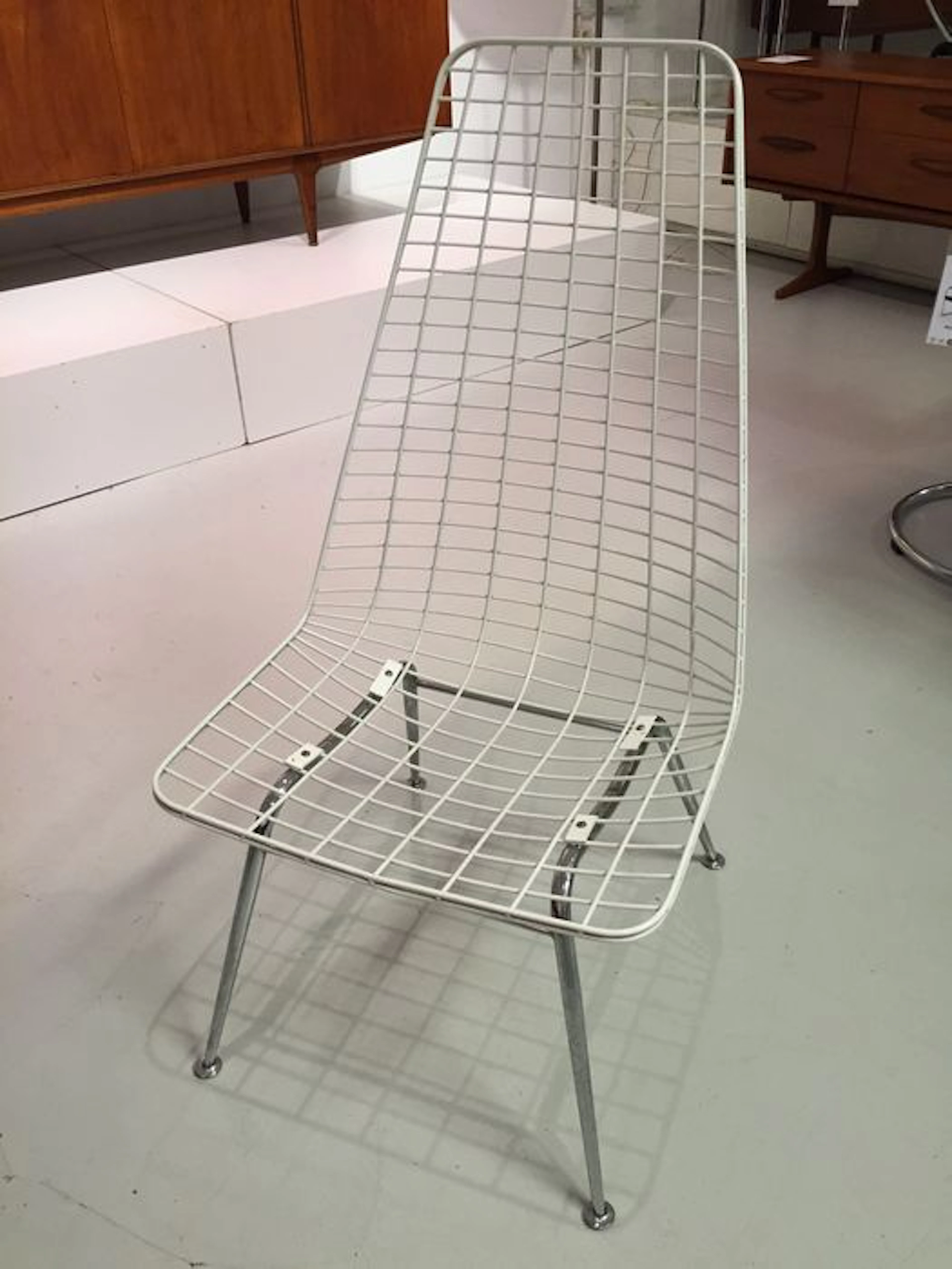 Draad metalen fauteuil