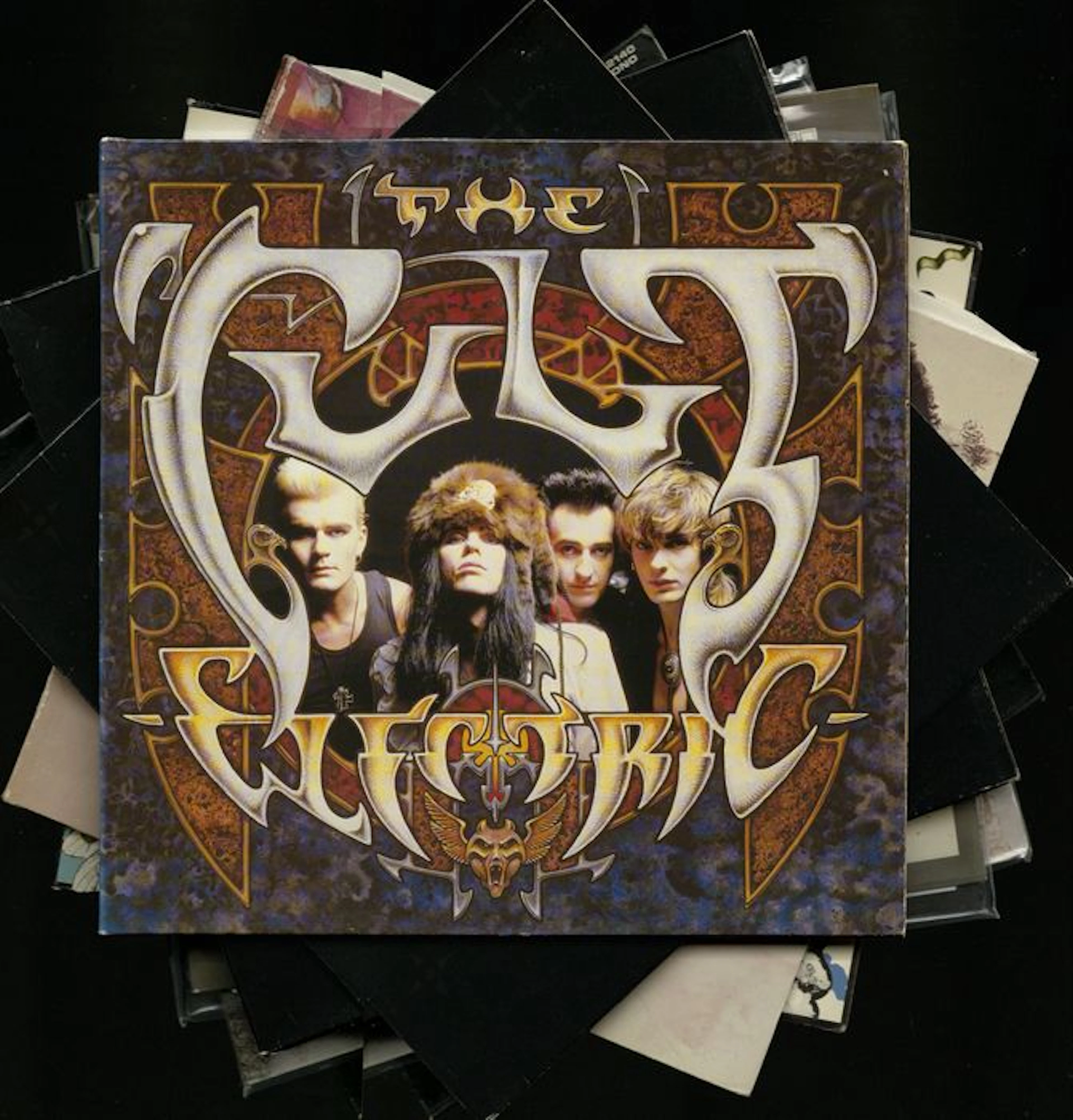 Lot of Eight (8) heavy weight albums by The Cult, The Doors and Led Zeppelin