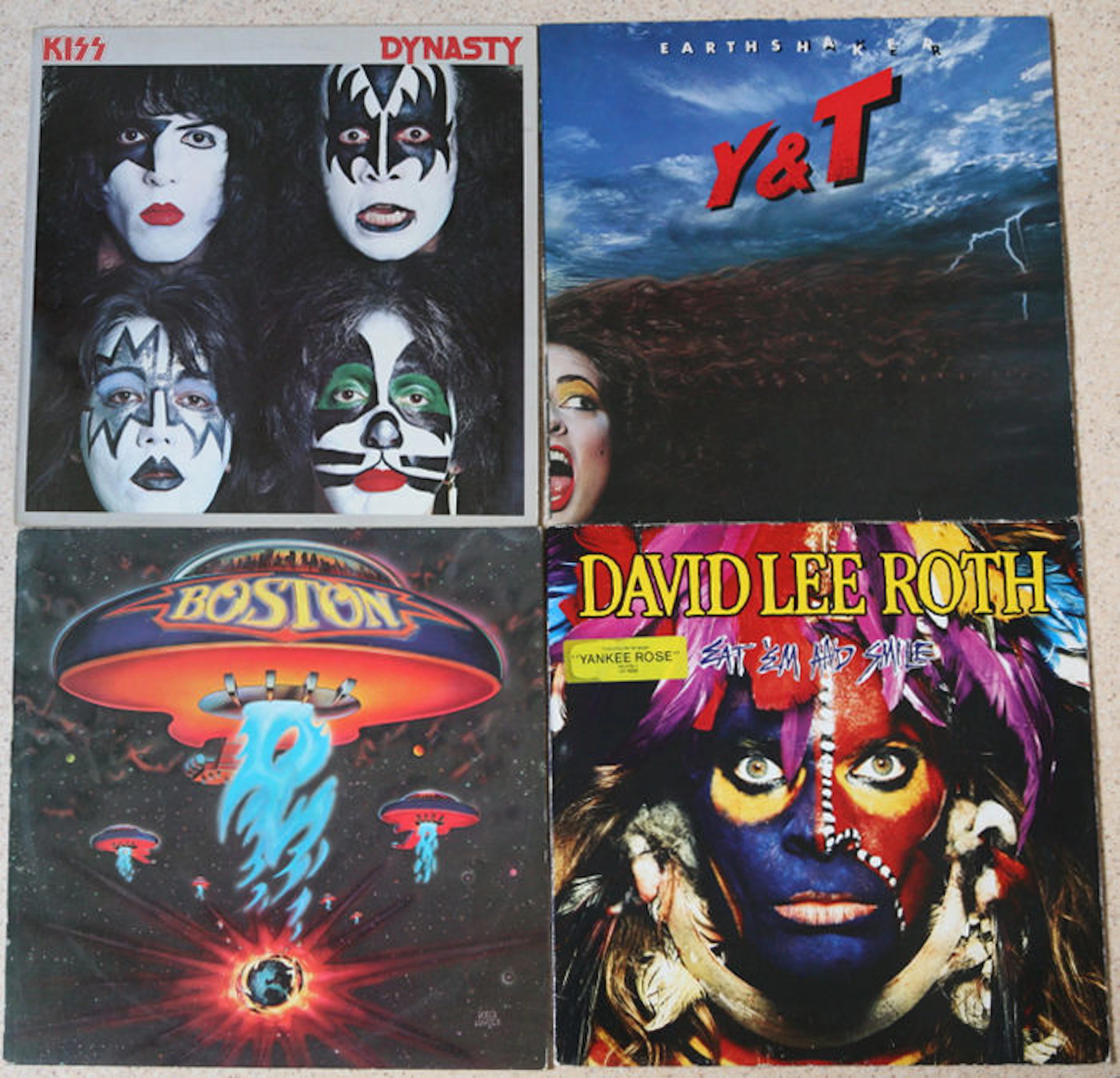 Nice Lot with 8 Hard Rock Albums (1 double album)