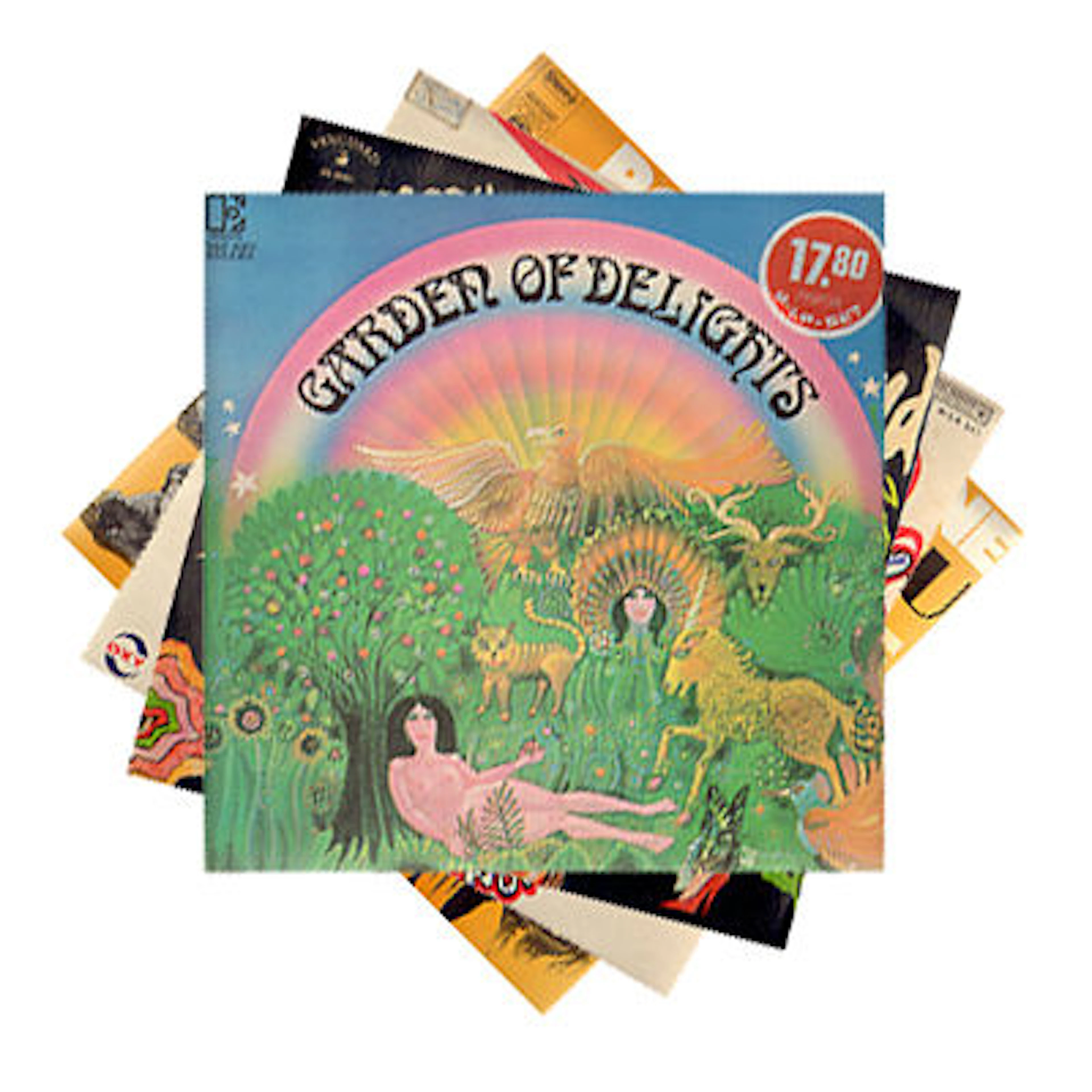 Lot of 4 late 60s and early 70s vintage underground sampler LPs