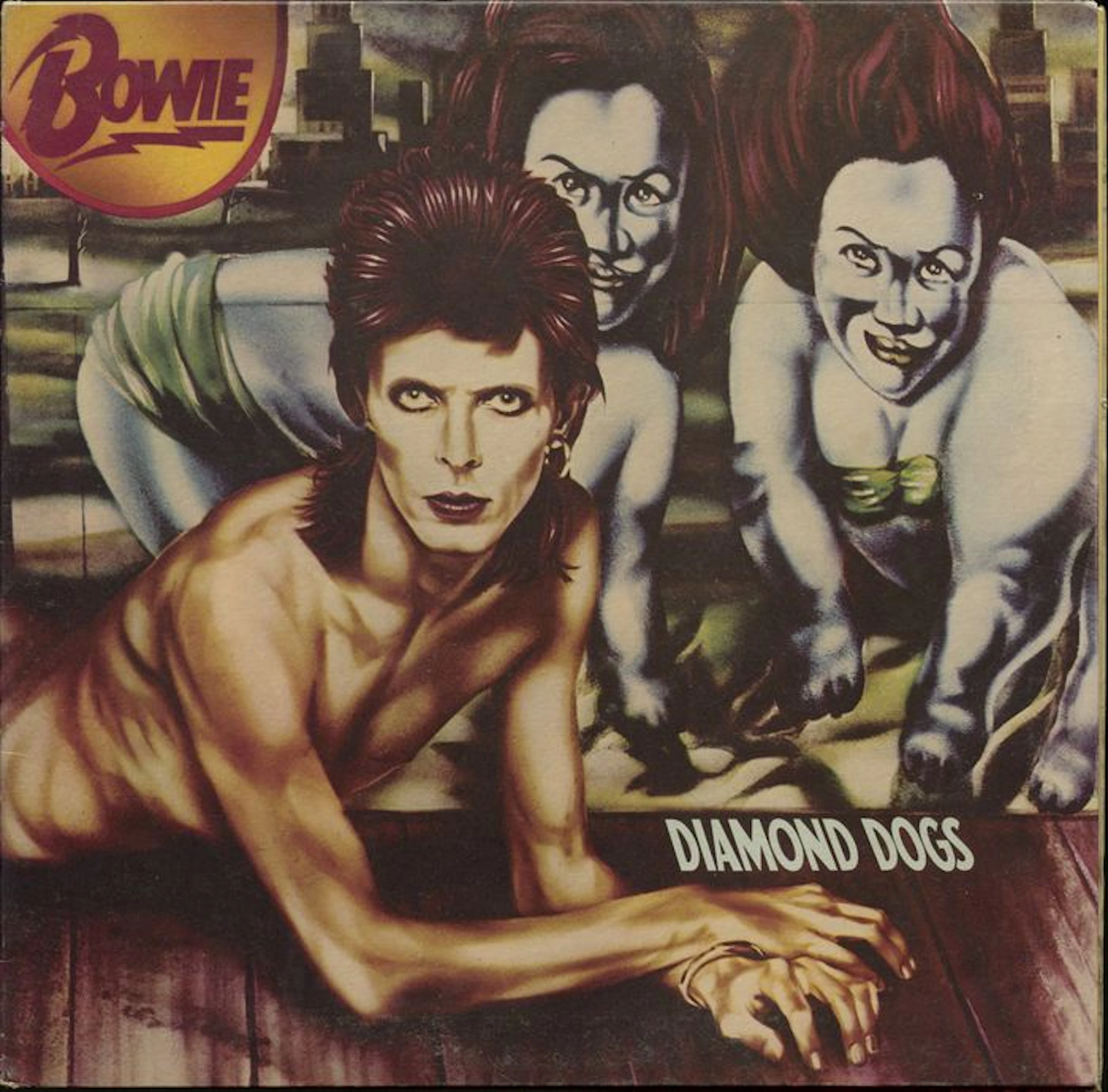 David Bowie ‎– Diamond Dogs LP [RCA, UK, Mainman] with superb glossy labels
