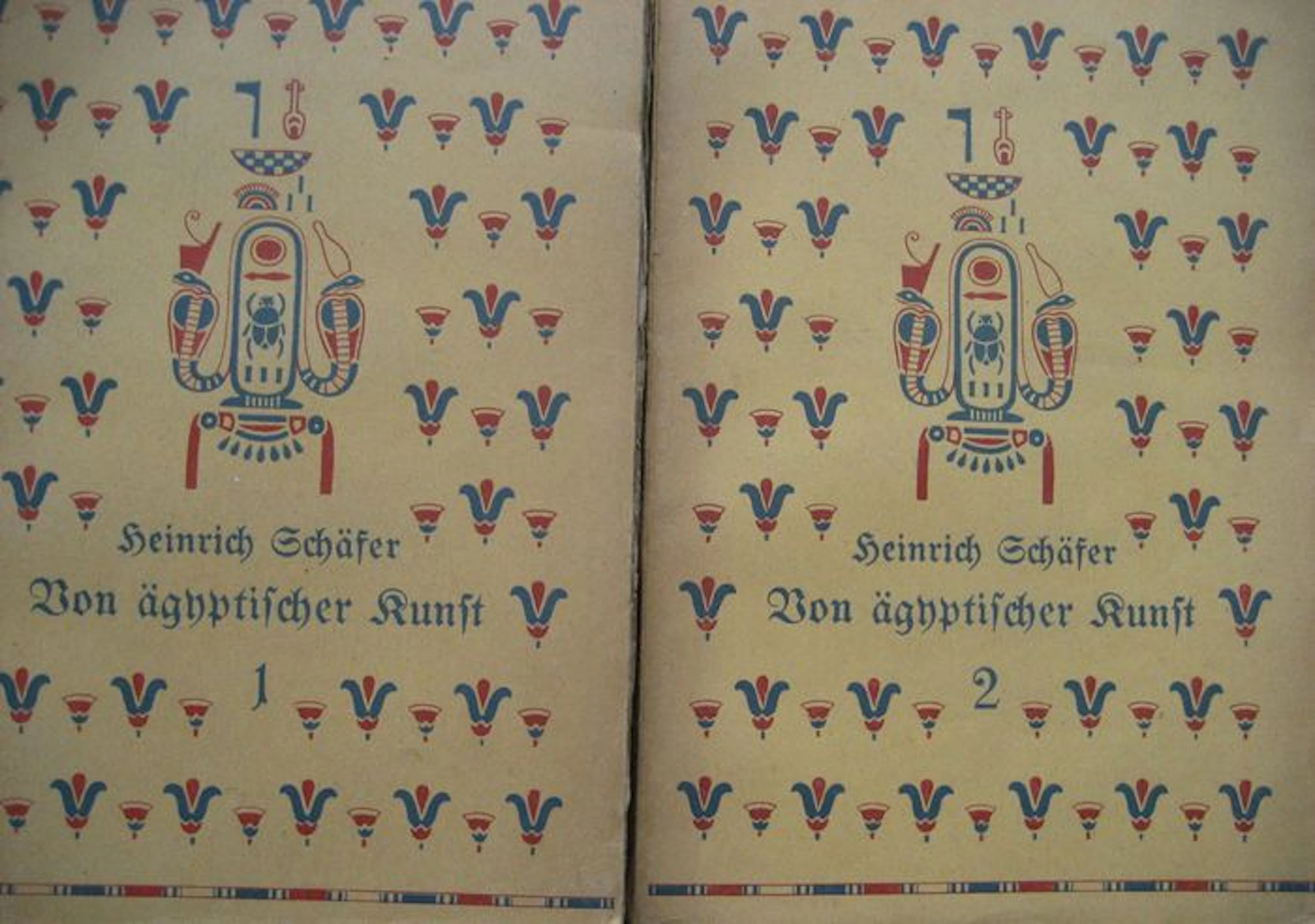 Oudheid; Heinrich Schäfer - Von Ägyptischer Kunst besonders der Zeichenkunst - 2 delen - 1919
