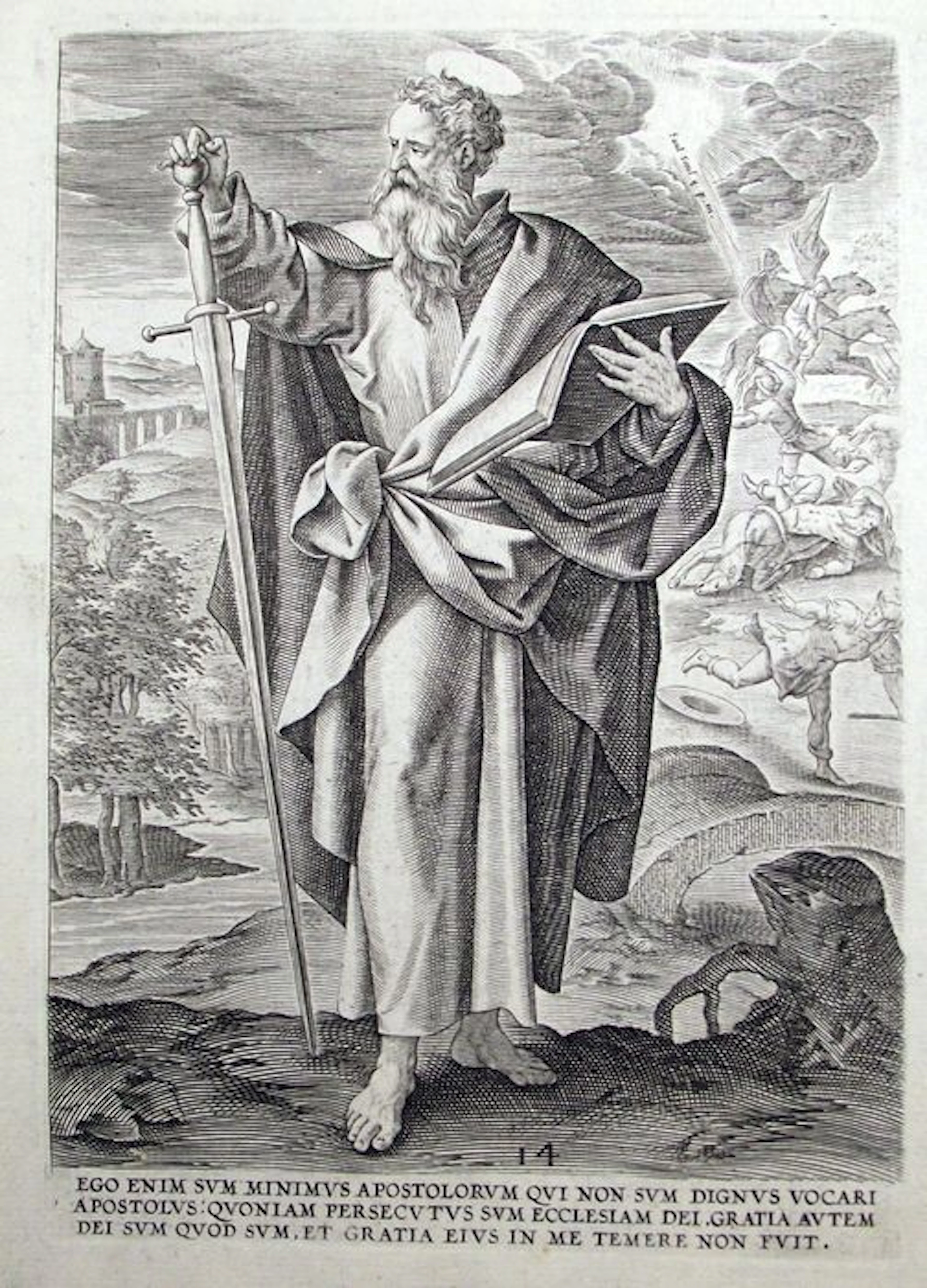 1585 Anton WIERIX II after Maerten de Vos in superb condition