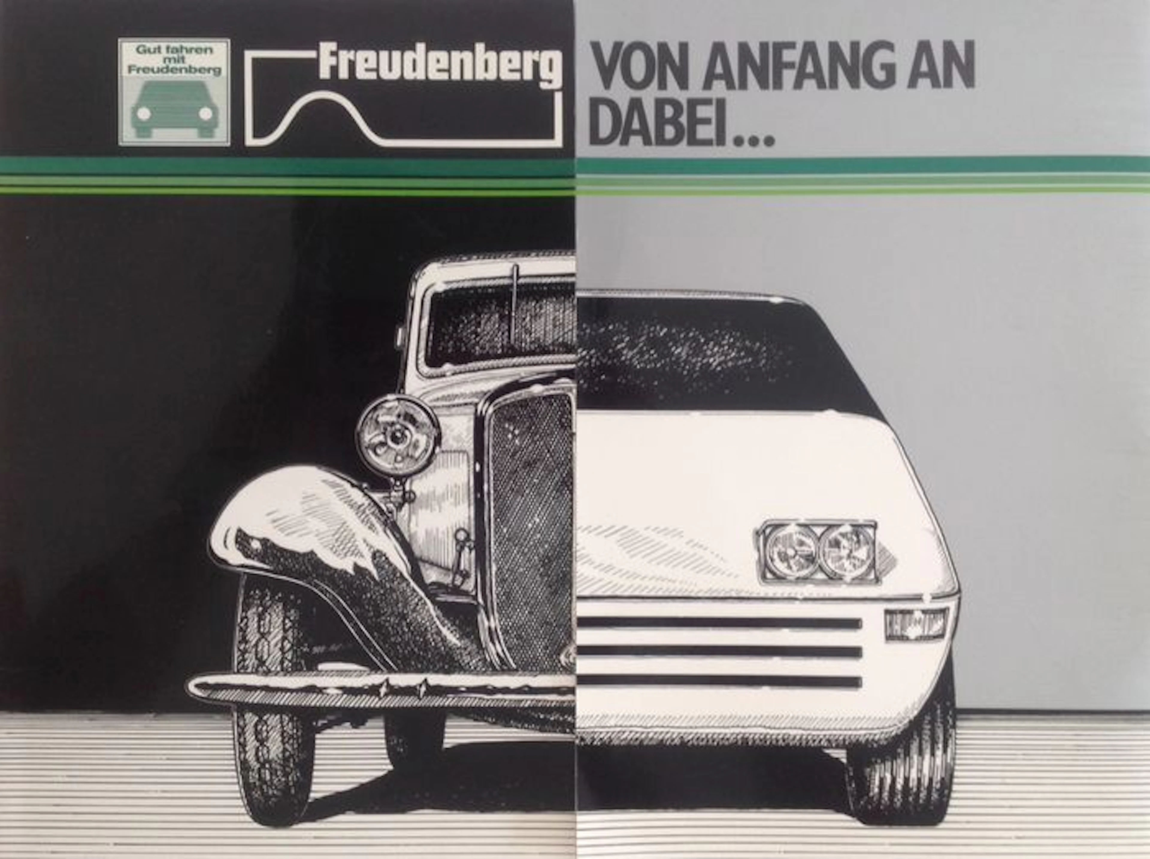 Freudenberg Reclame Uitgave - 9 gekartonneerde afbeeldingen van auto's tussen [1928-1967] - (1975)
