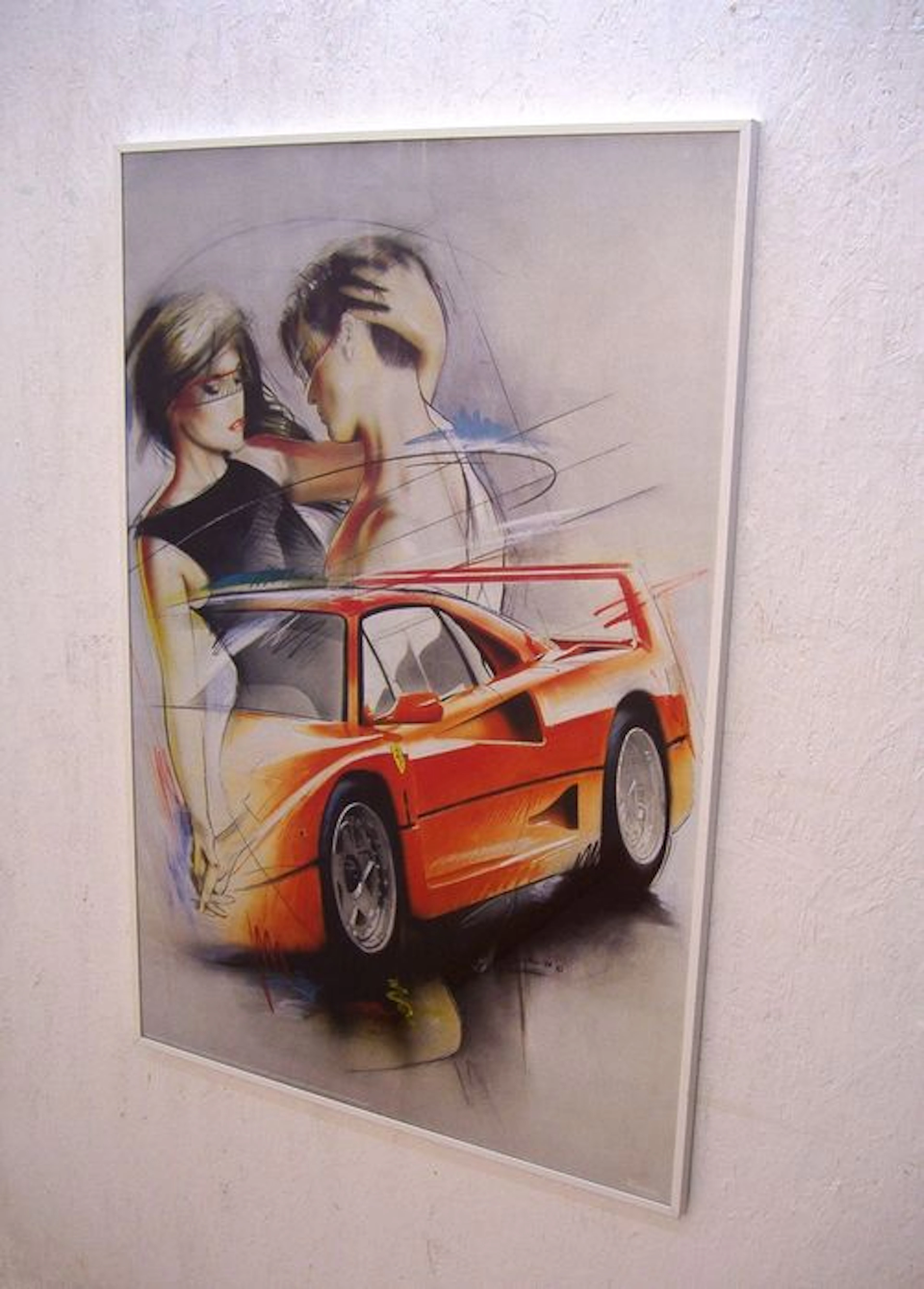" Couple with Ferrari " - Design by Louissimo ( 1988 )