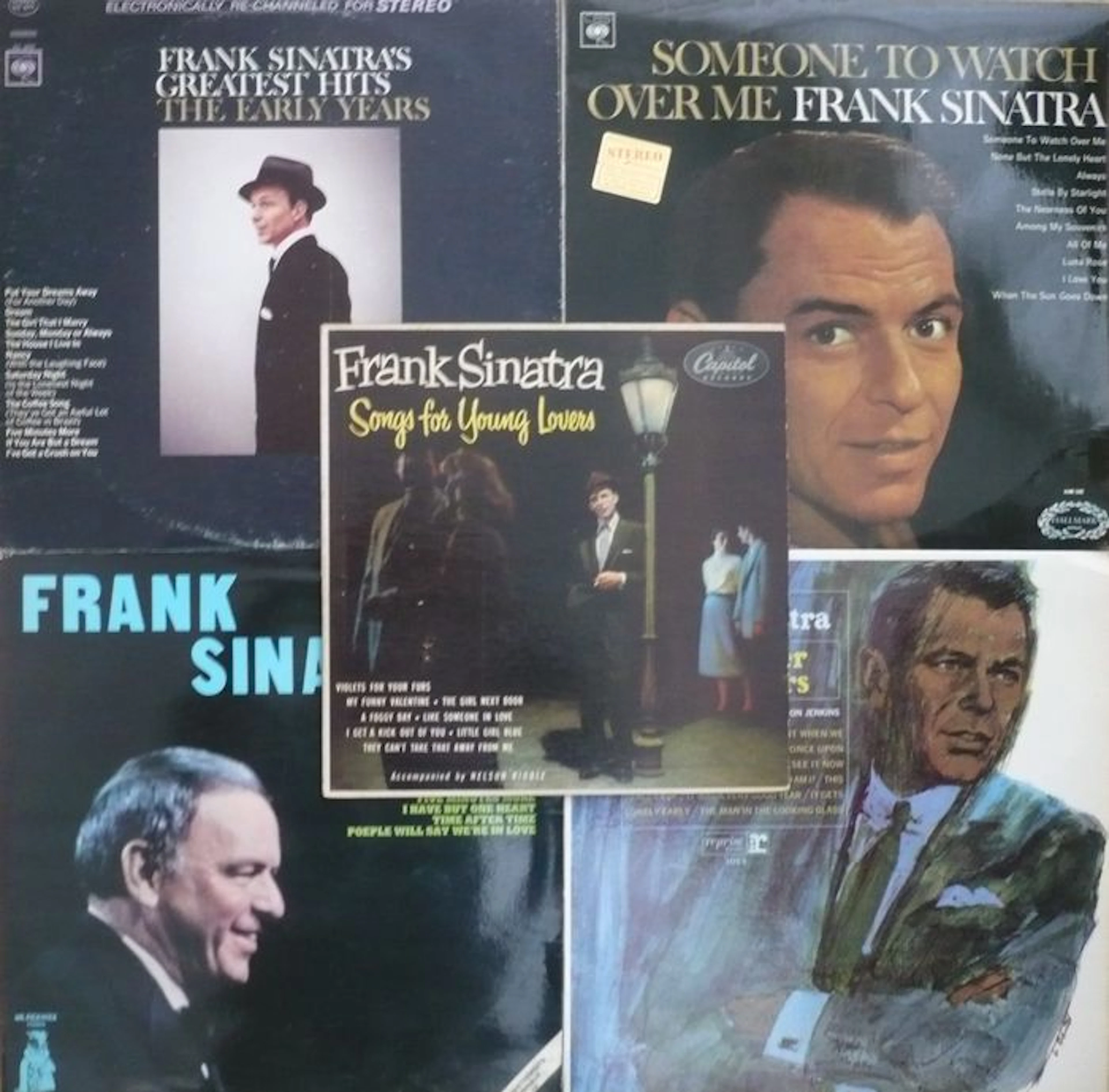 Frank Sinatra - Lot of 2 original 10" LP's and 8 other albums (Capitol / CBS / Reprise 1950-1968) - U]original US press and other countries