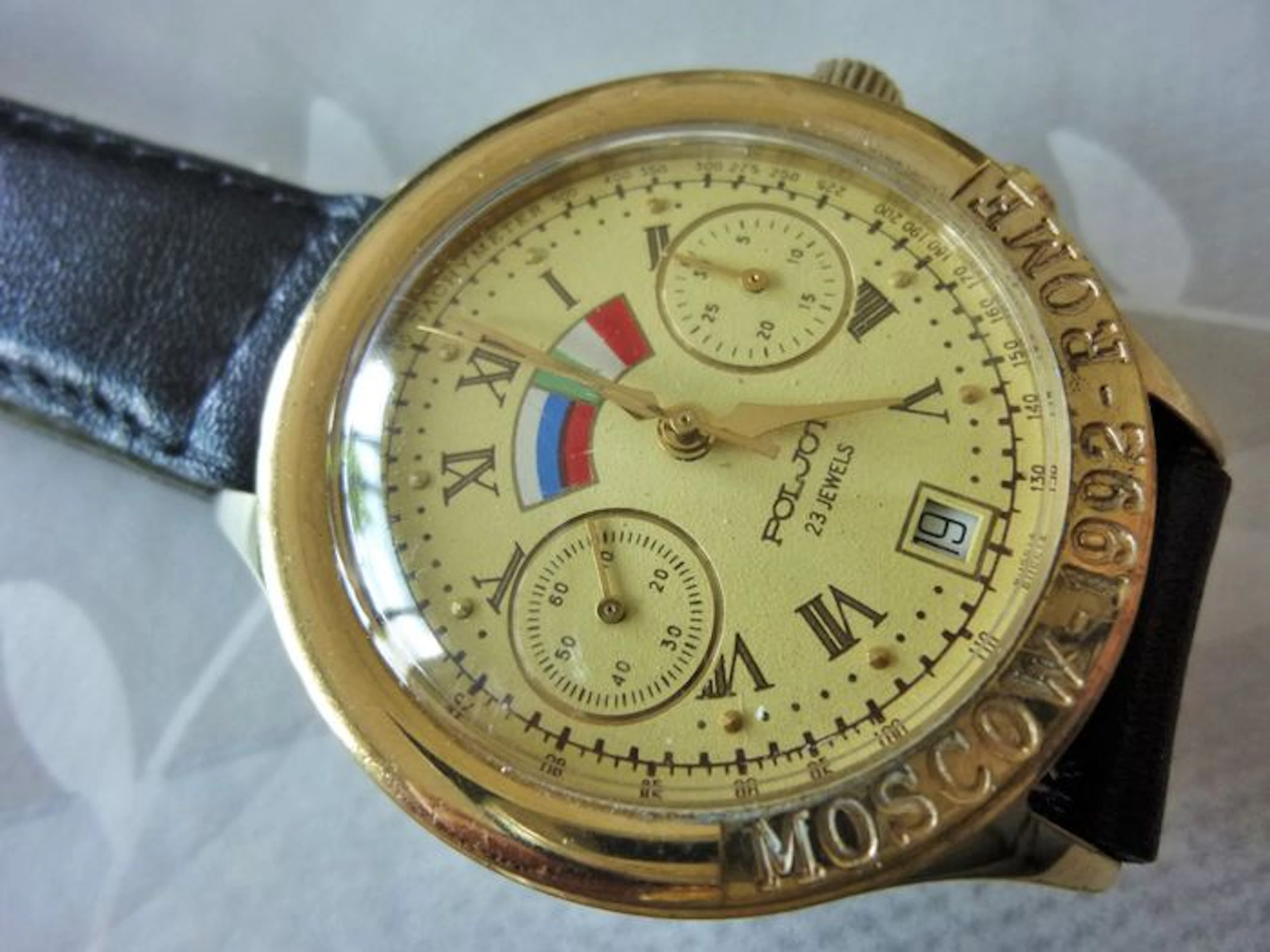 POLJOT 3133 montre chronographe = VALJOUX 7734 POL0003