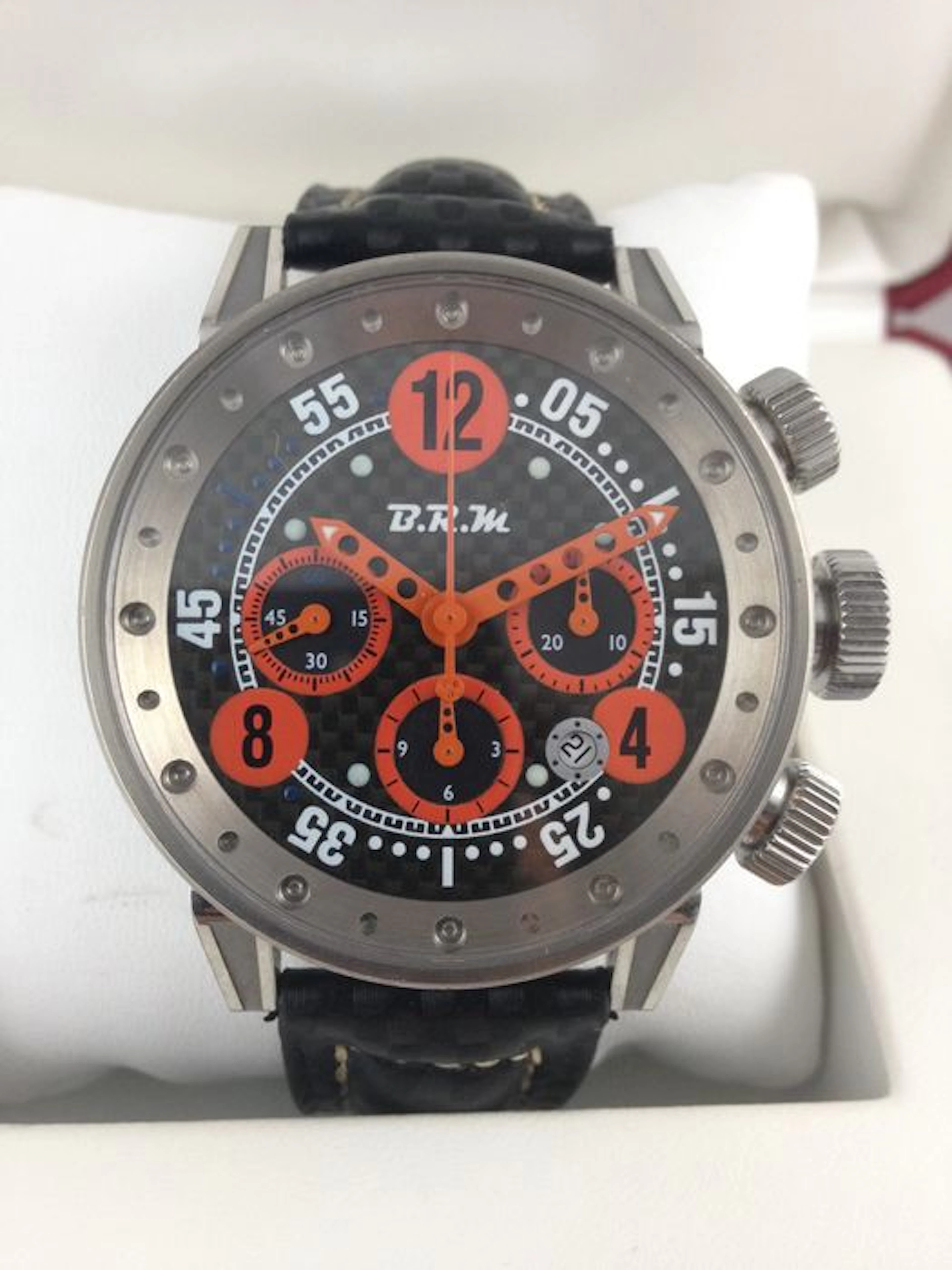B.R.M Titanium Chronograph BRM Bernard Richards men´s wristwatch