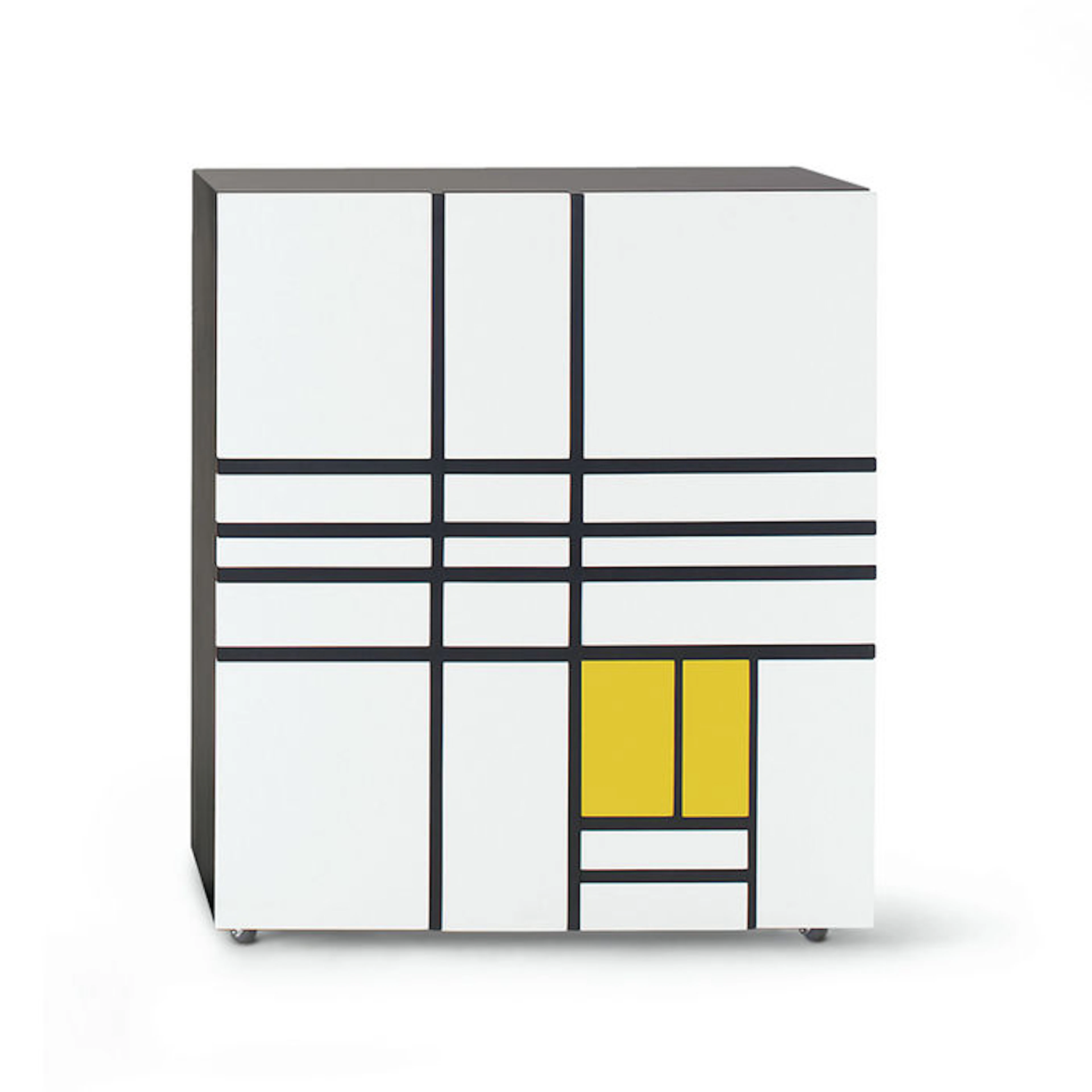 Shiro Kuramata - Cappellini - cabinet 'Homage to Mondrian' - PC/19