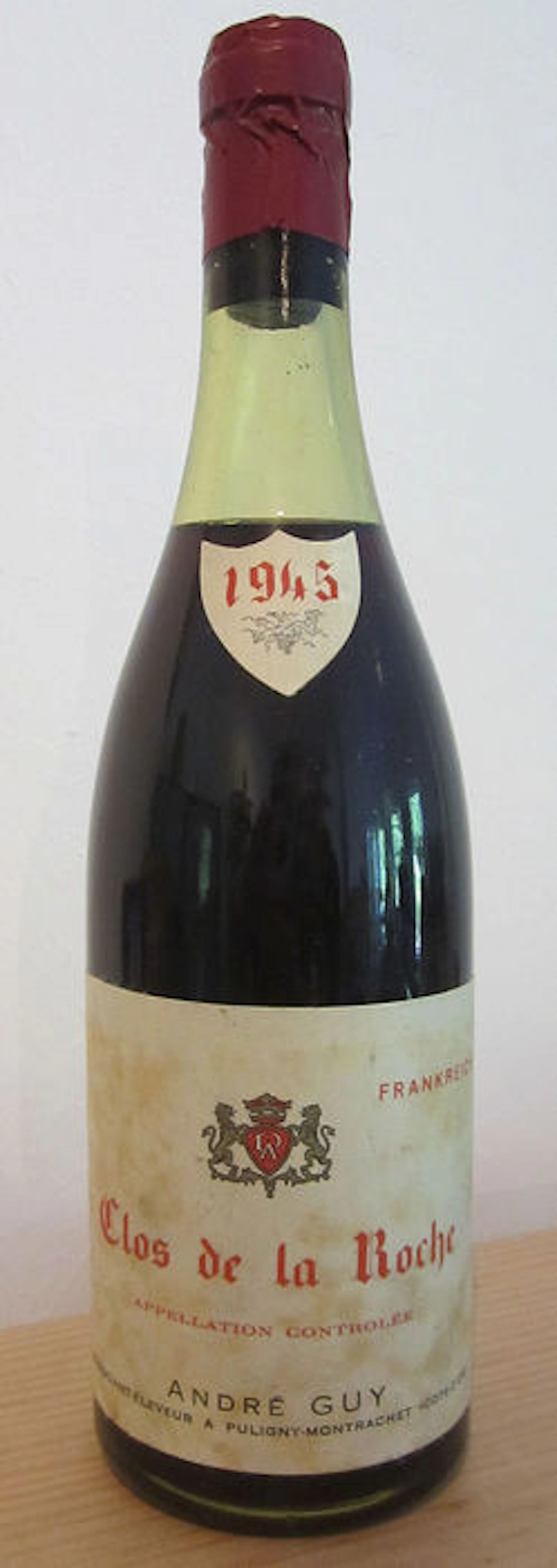 1945 Clos de la Roche Grand Cru, André Guy - 1 bottle