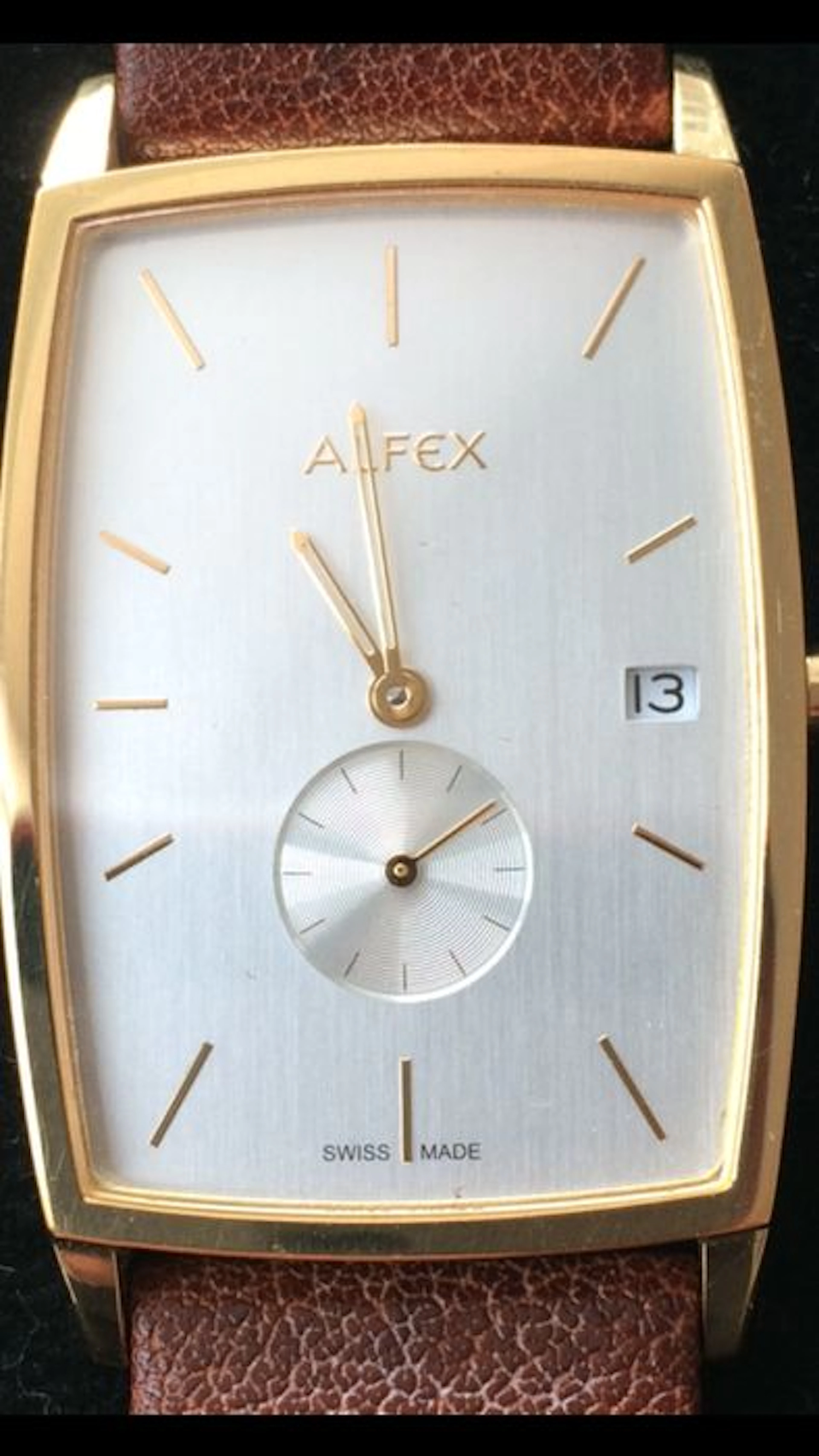Alfex men's watch -- 21st century