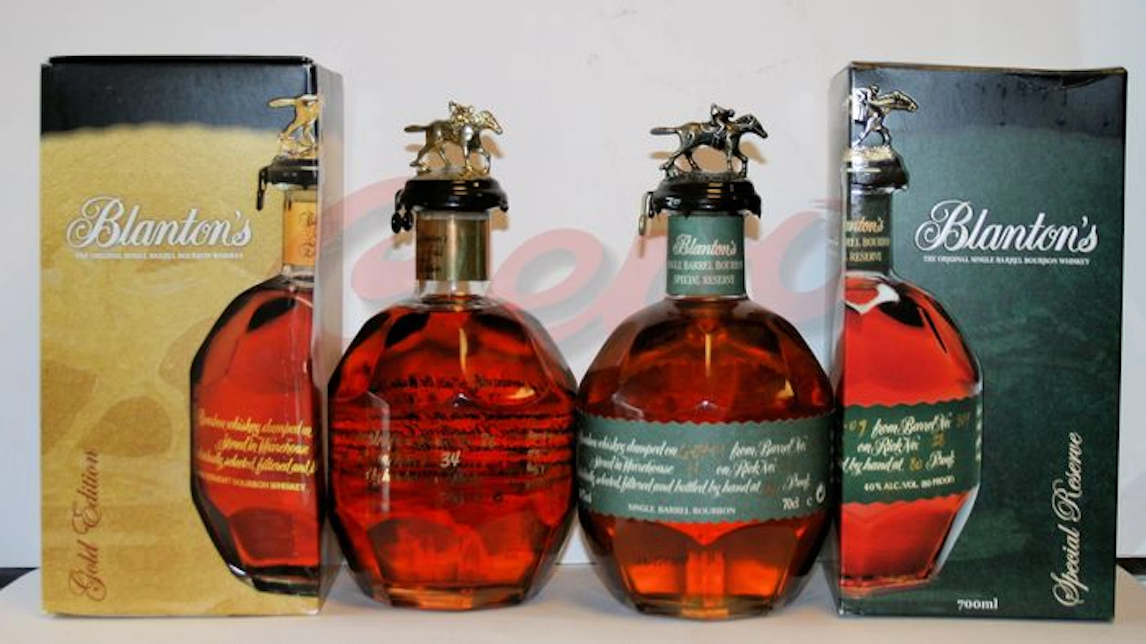 2 Bottles Blanton's Gold Edition & Special Reserve in original boxes (bottles are numbered)