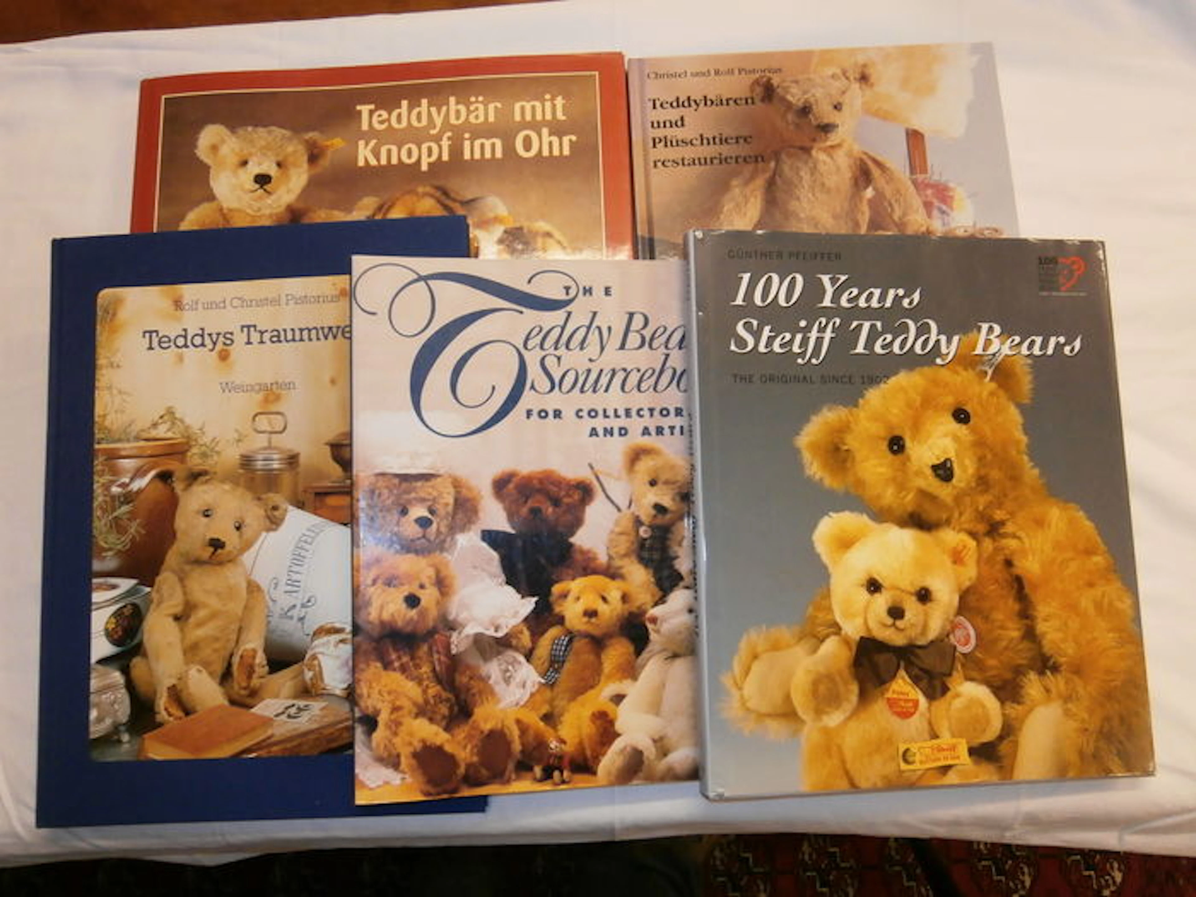 5 boeken over Teddy Bears - 1993 / 2001.