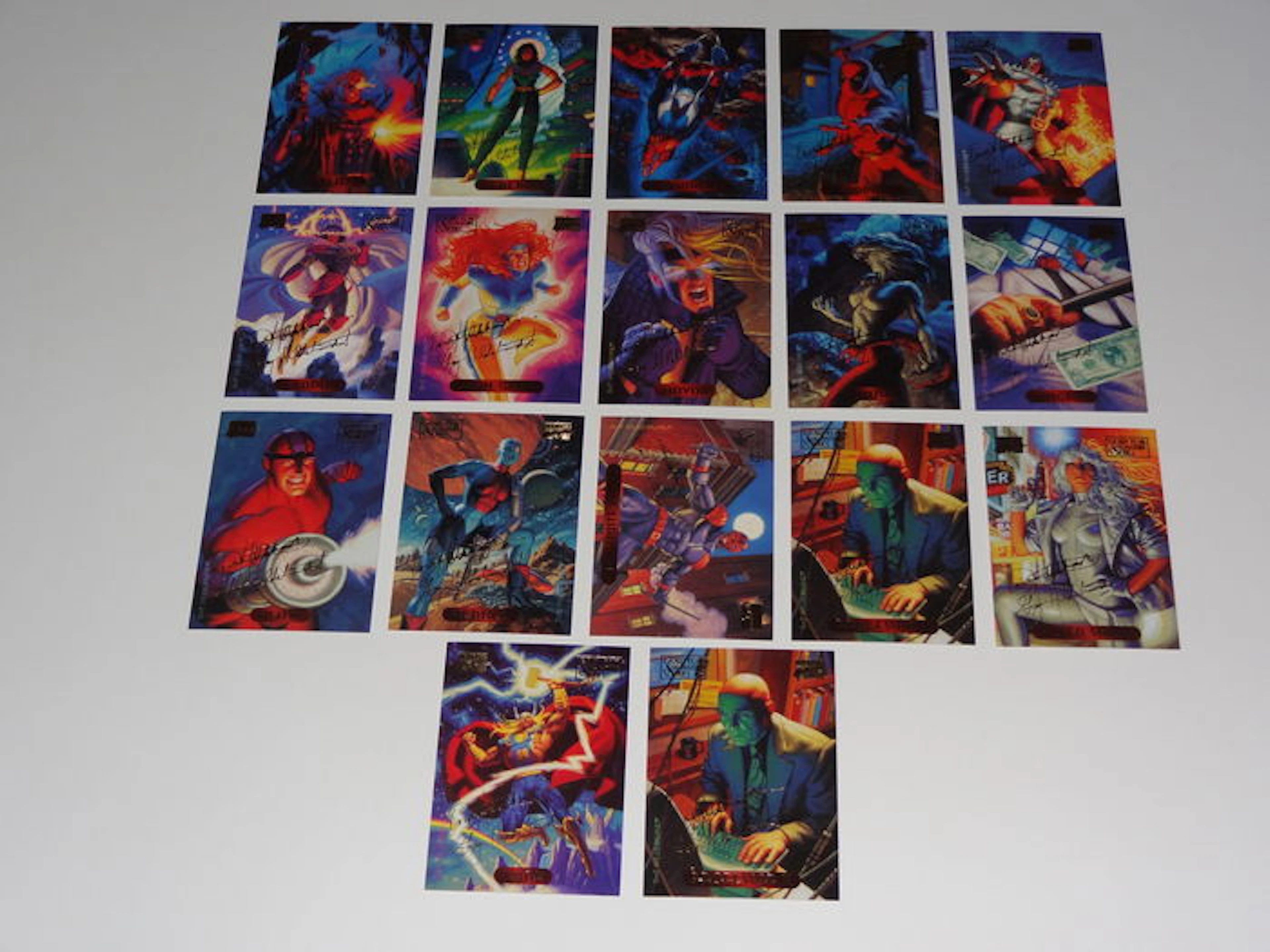 Lot van Marvel Special insert cards