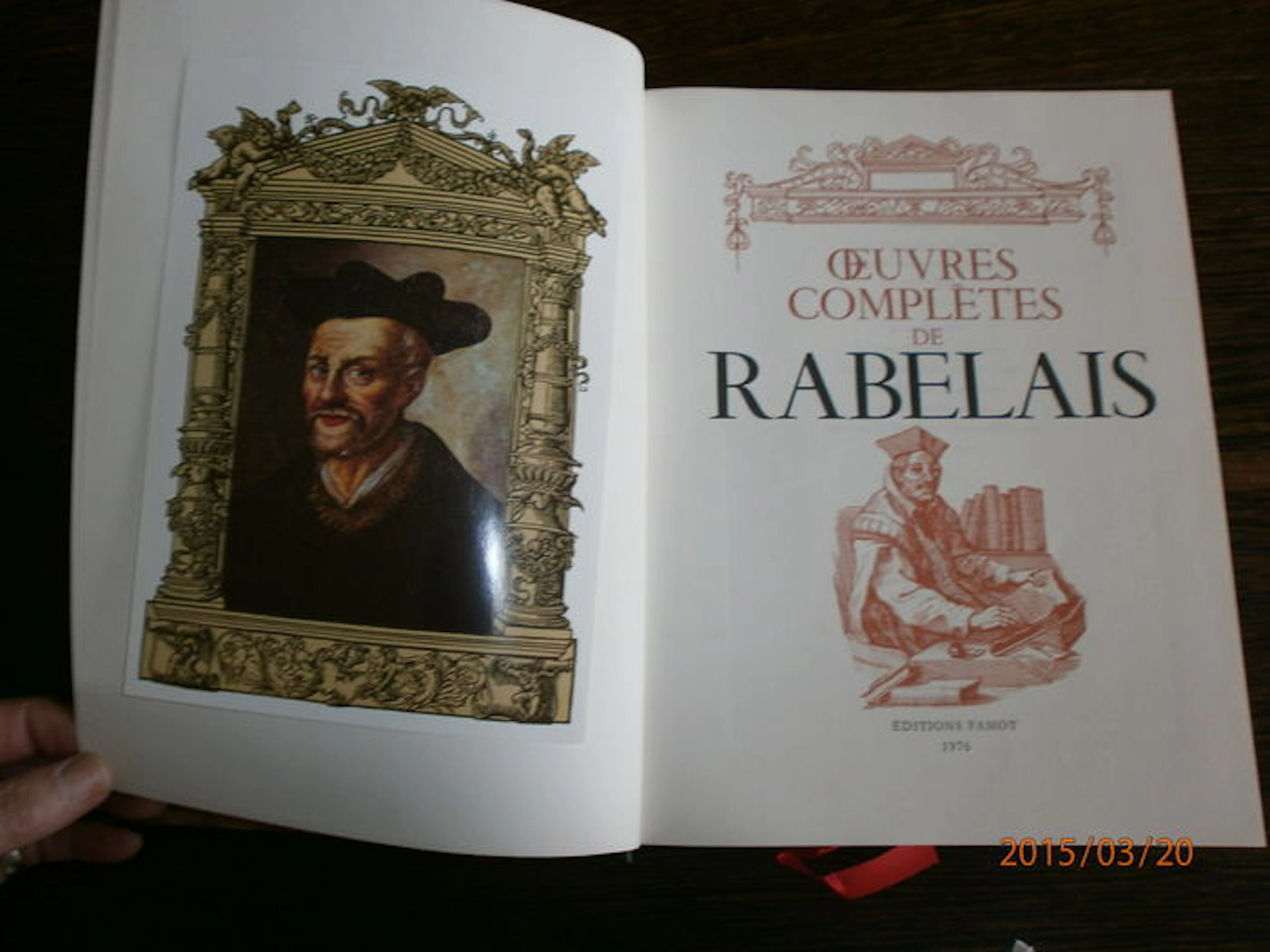 Franse literatuur; François Rabelais - Oeuvres complètes - 1976