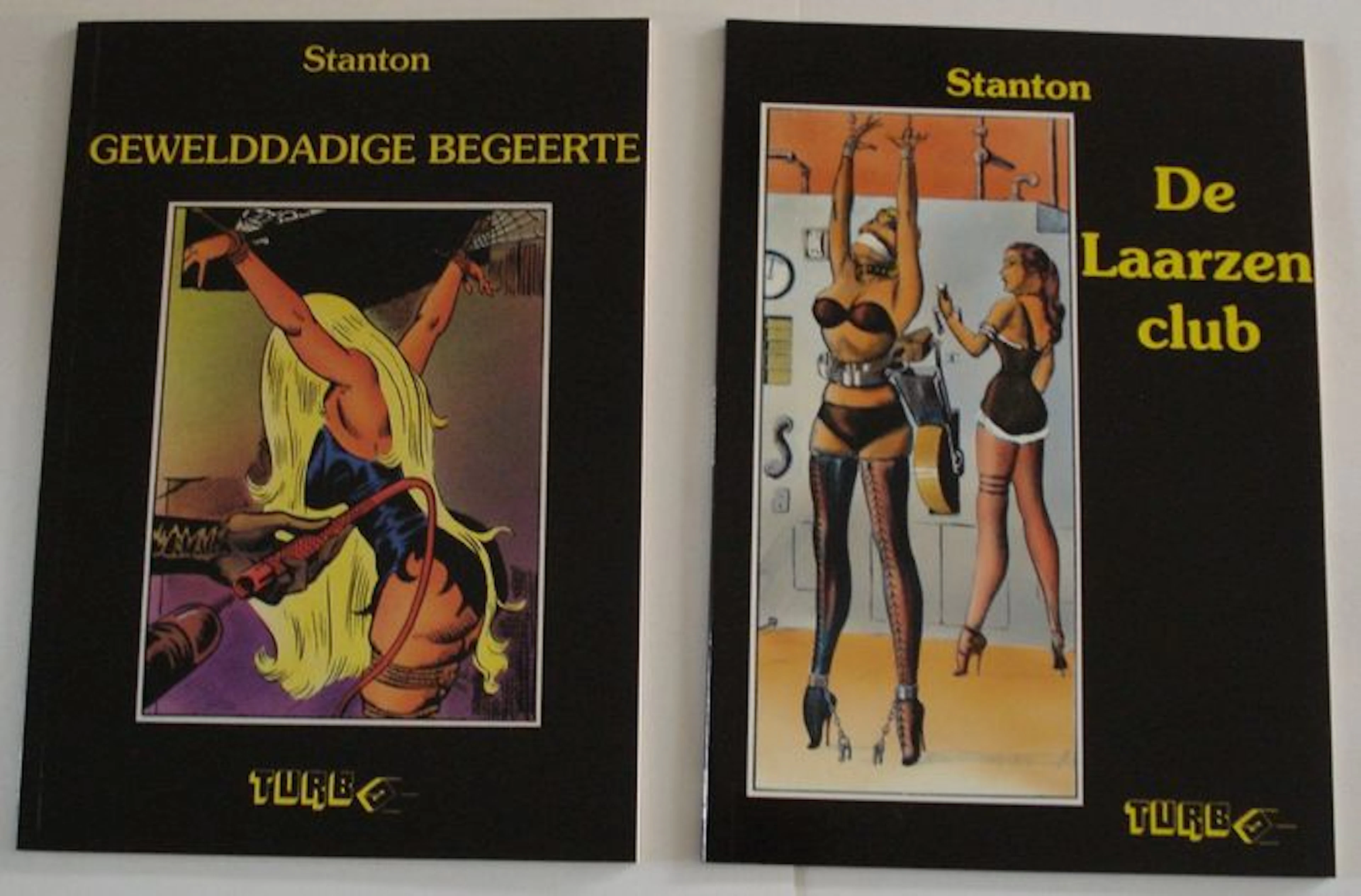 Erotische Strips + stripparodiën - 15 albums - o.a Lucky Luke + Klaartje bij nacht - sc - herdruk/1e druk (1977/1999)